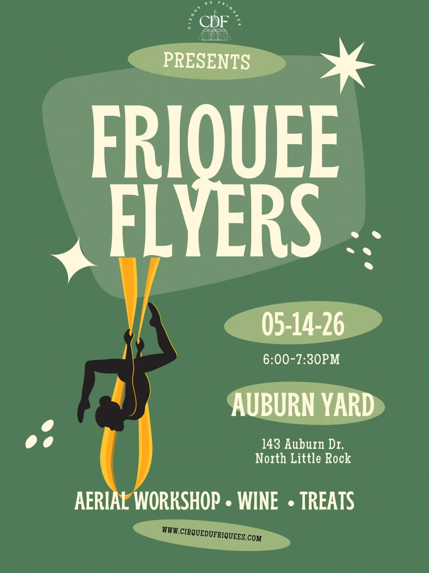 Ready to fly?? Come hang out with me @theauburnyard on May 14 for a workshop with literally all of the air toys you can imagine. I&rsquo;ll be bringing out hoop, hammock and fly pole!! $10 entry or $5 for bringing a friend! 💜🧘🏾&zwj;♀️ 💜✨🎪