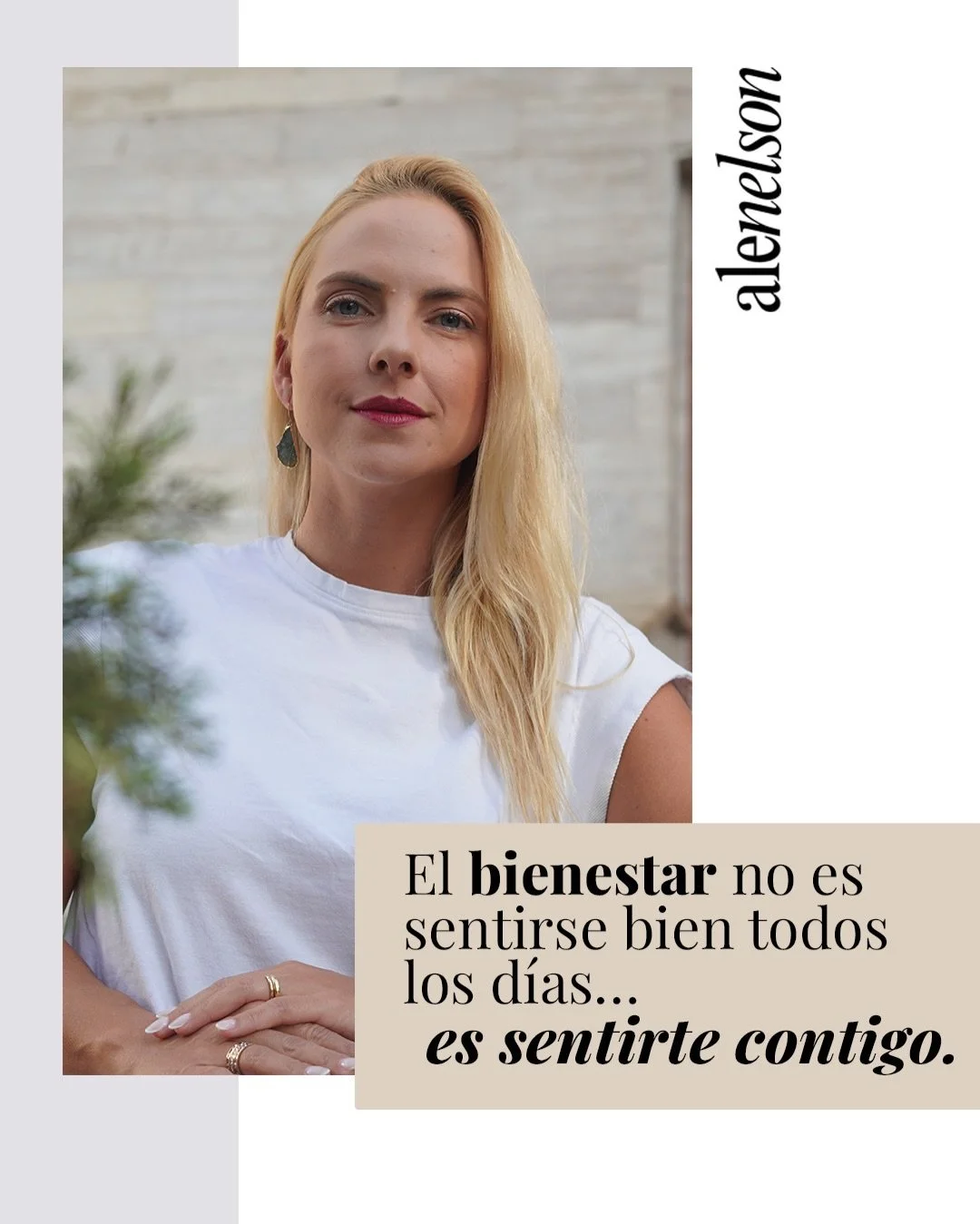 El bienestar no es una meta emocional.
Es una relaci&oacute;n contigo.

Hay d&iacute;as en los que dudas, te cansas o no te reconoces del todo.

Y aun as&iacute;, puedes seguir presente, escuch&aacute;ndote, sin exigirte estar &ldquo;bien&rdquo;.

No