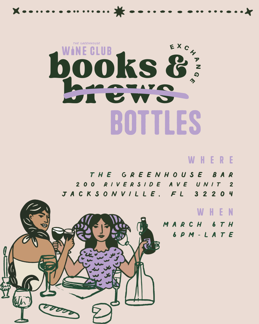 TGH Wine Club x Books &amp; Brews: Pisces Wine Tasting