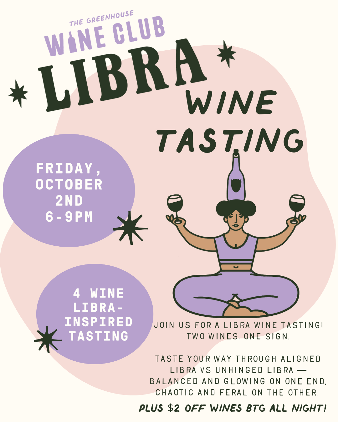 TGH Wine Club Presents Libra Wine Tasting 