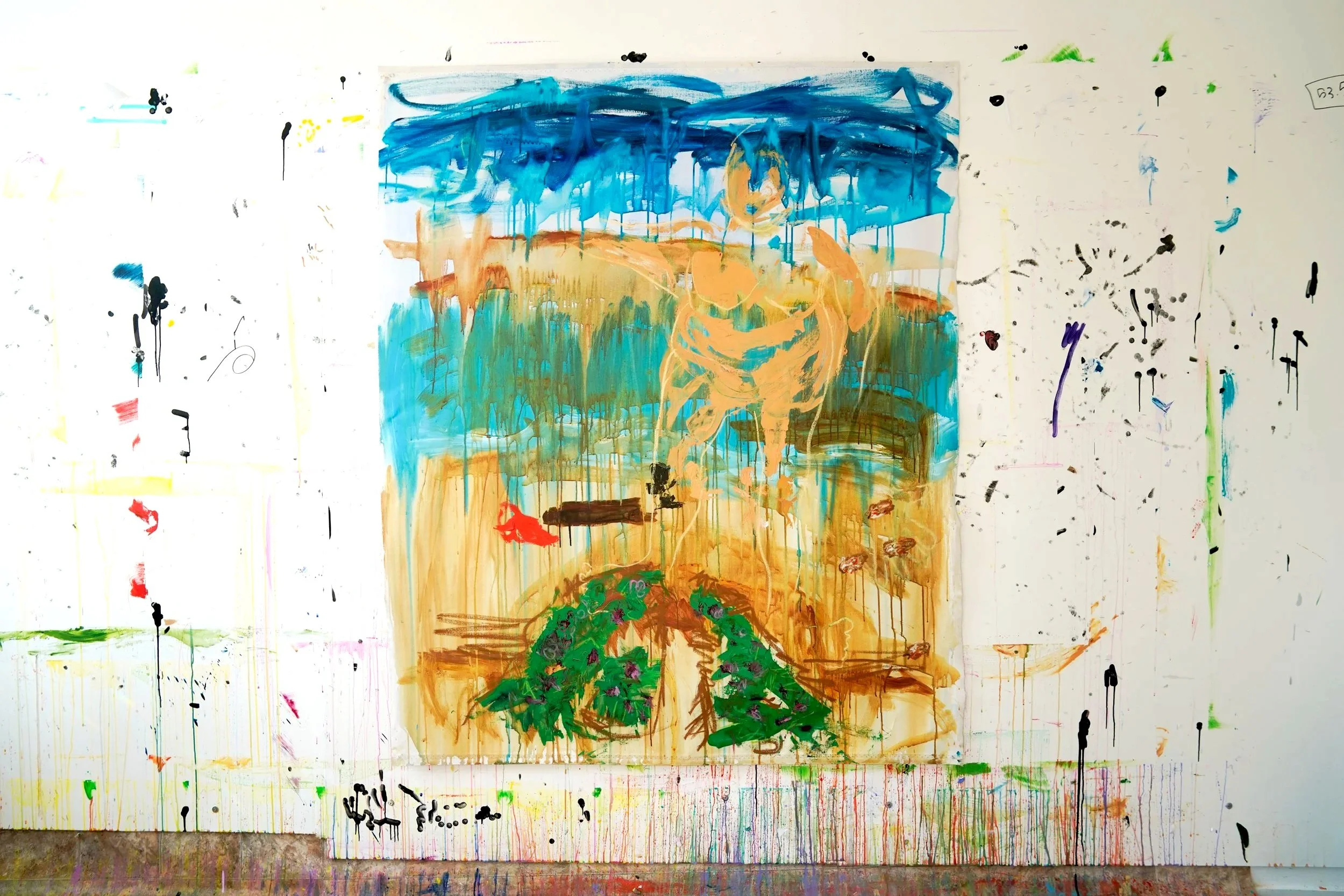 Untitled, 2022, Acrylic on Canvas, 53x64