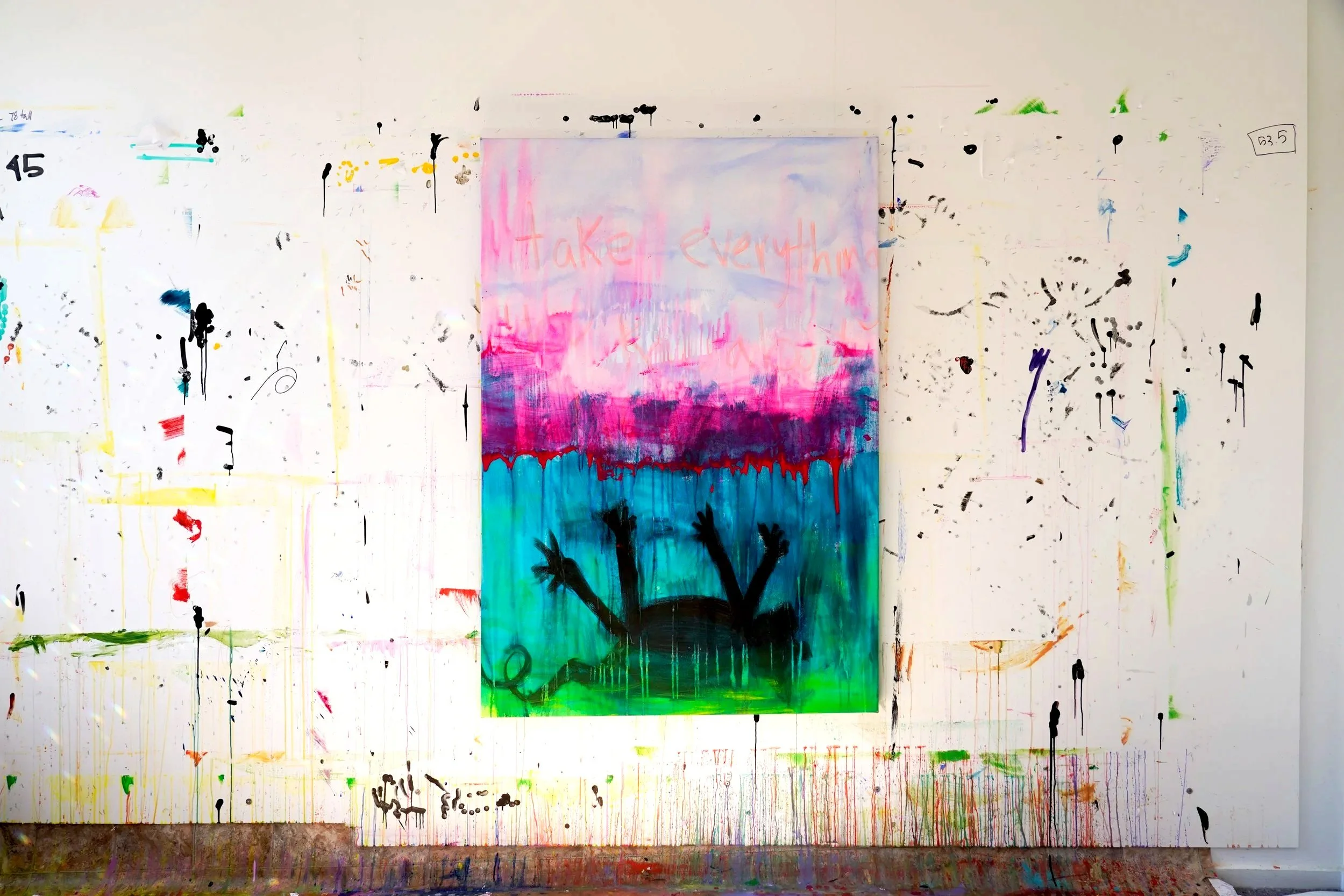Take Everything You Know About This Life and Flip it on it's Back, 2022, Acrylic on Canvas, 40x58