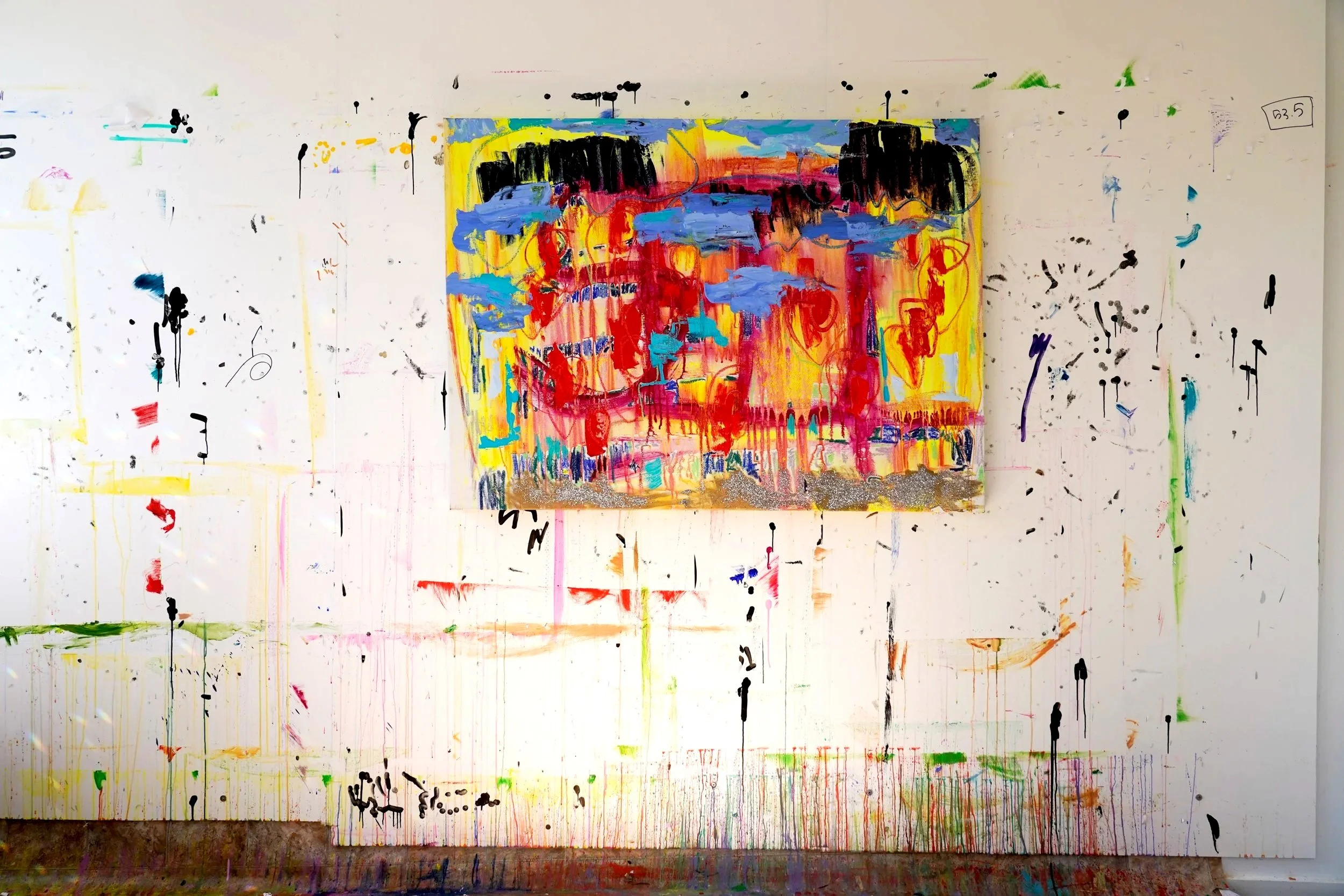 A Vision That Wont Leave Me, 2022, Acrylic on Canvas, 38x52