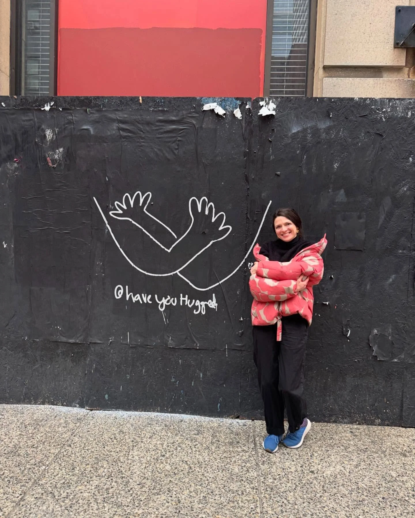 Hug yourself&mdash;feel the quiet love inside.
Then realize: it&rsquo;s the same love you give a friend.
That&rsquo;s why true ones stay&mdash;
you let them live in your hug. #hugs #friends #love