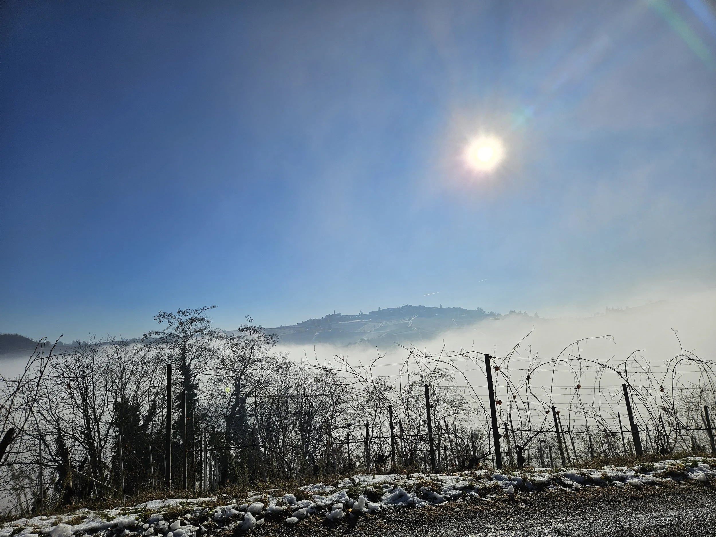winters plaatje in Castel Rocchero