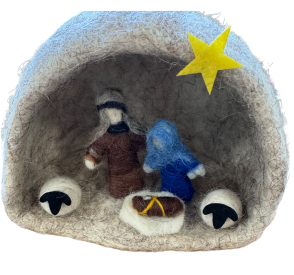 Felted Nativity Set
