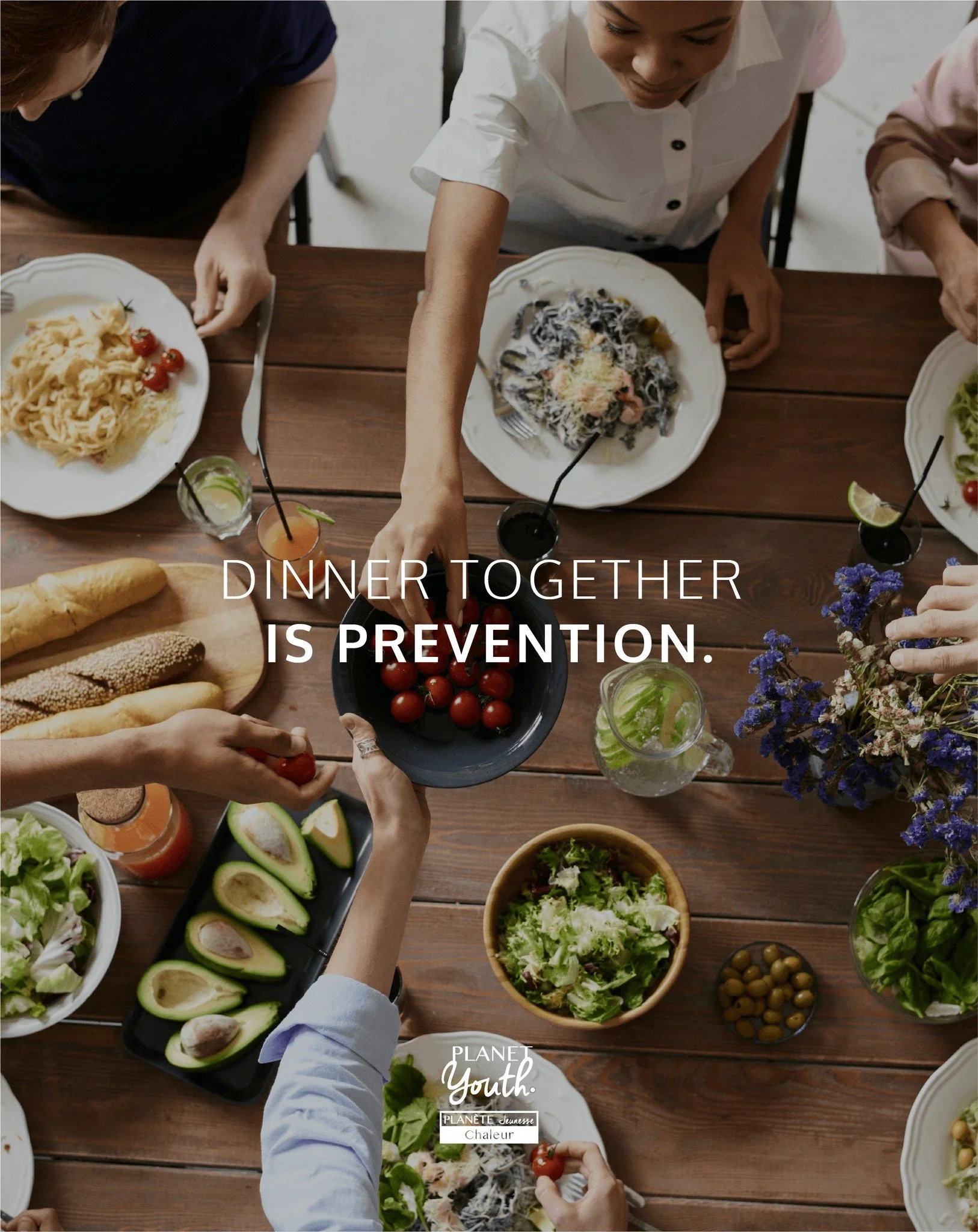 “Society is the patient. Community is the treatment.” 🌱
Prevention starts with connection.
Dinner together. Feeling like you belong. Being heard at school. Getting to do what you love.
That’s where change really begins. 💛