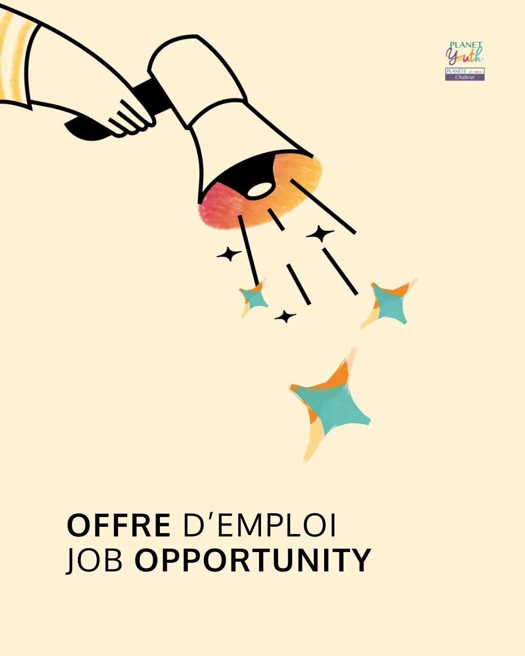 English follows
📢 Plan&egrave;te Jeunesse Chaleur est &agrave; la recherche d&rsquo;une personne &eacute;tudiante pour se joindre &agrave; notre &eacute;quipe cet &eacute;t&eacute;!

🎓 Conditions :
&bull; &Ecirc;tre inscrit(e) &agrave; un programme