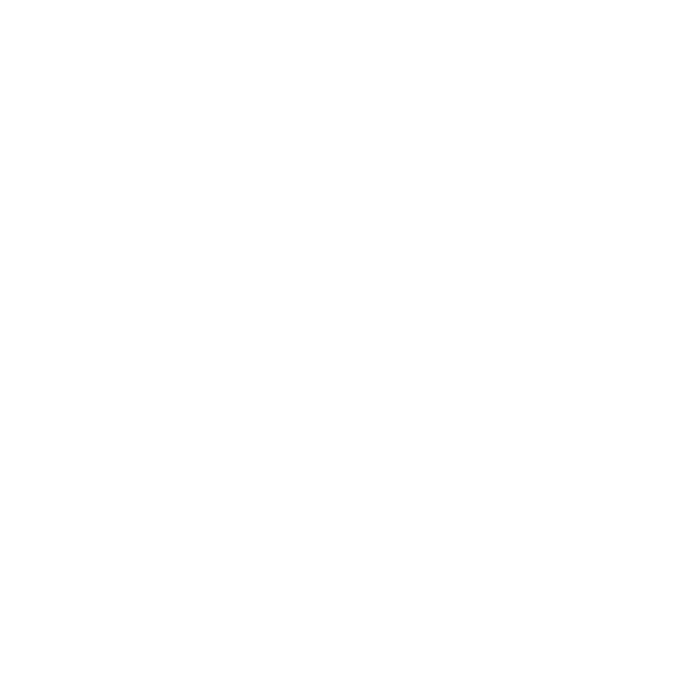 White chalk-like hand-drawn pair of headphones on a black background.