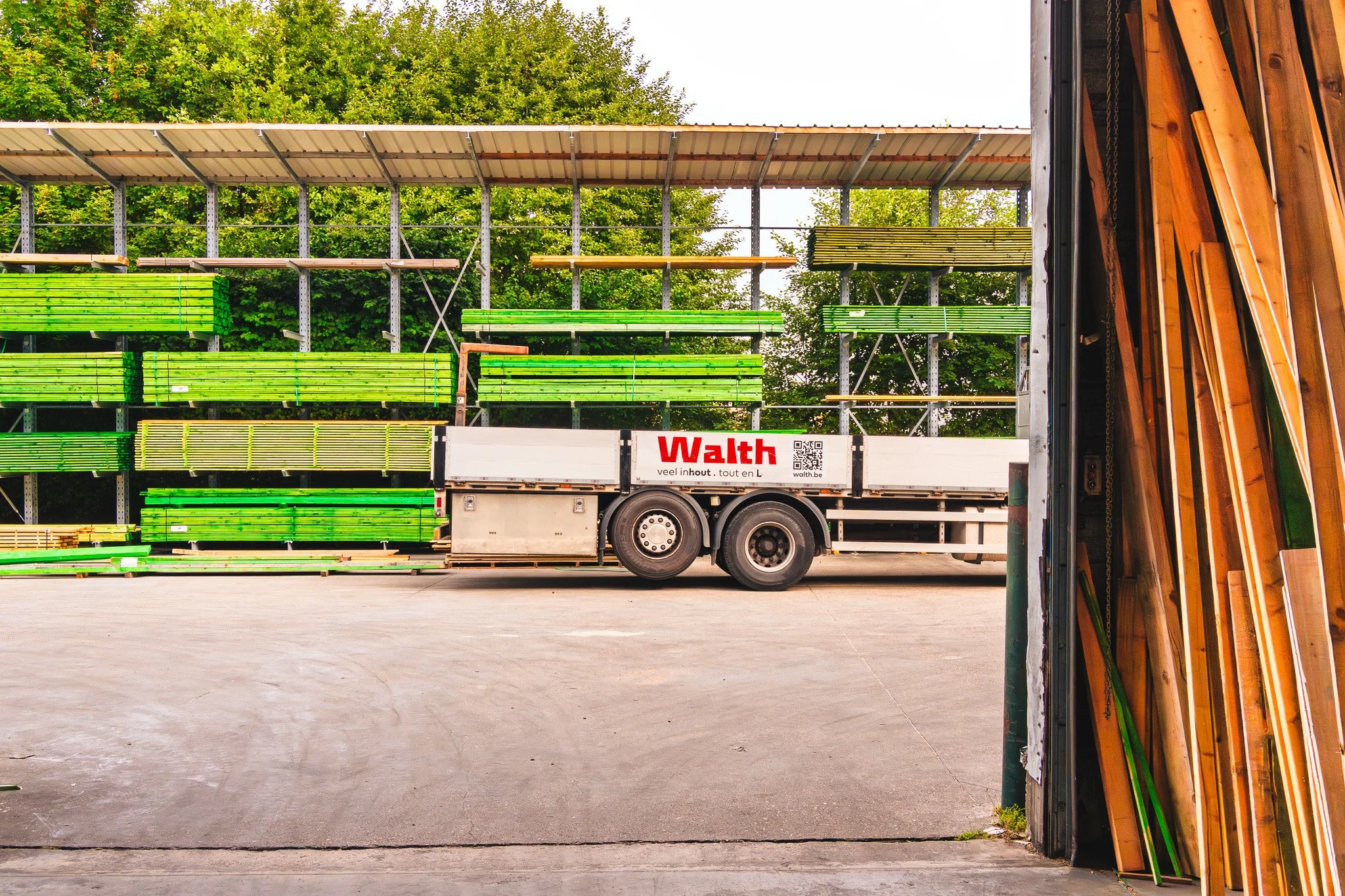 Walth showroom als hero beeld