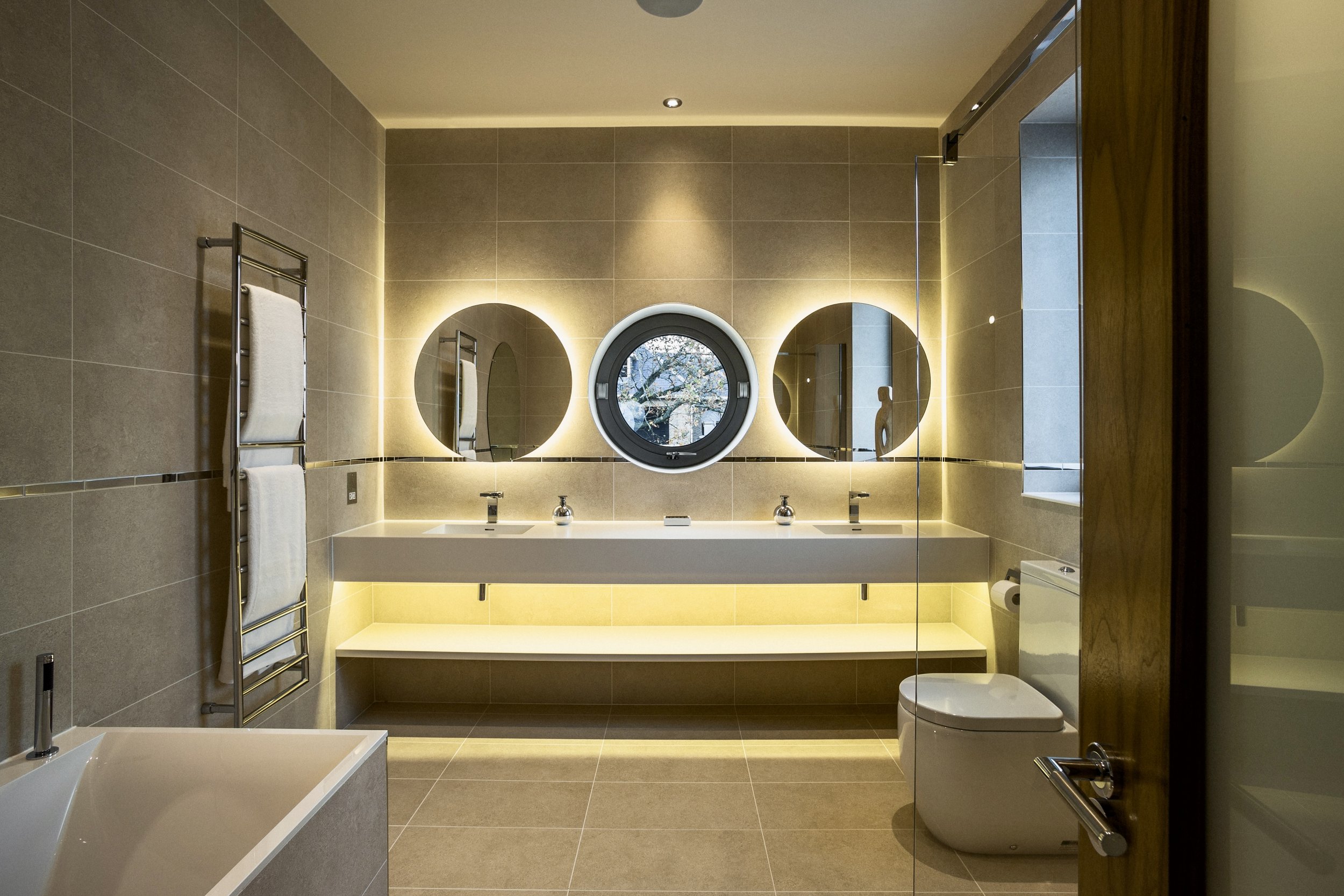 Bathroom at Skyhall project