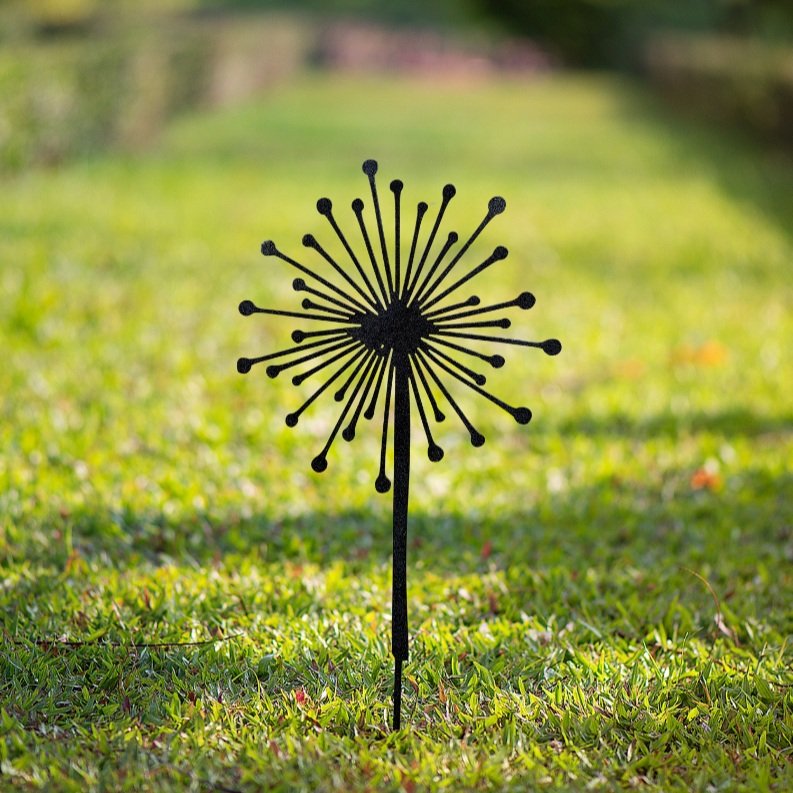 Wishing Dandelion Garden Stake