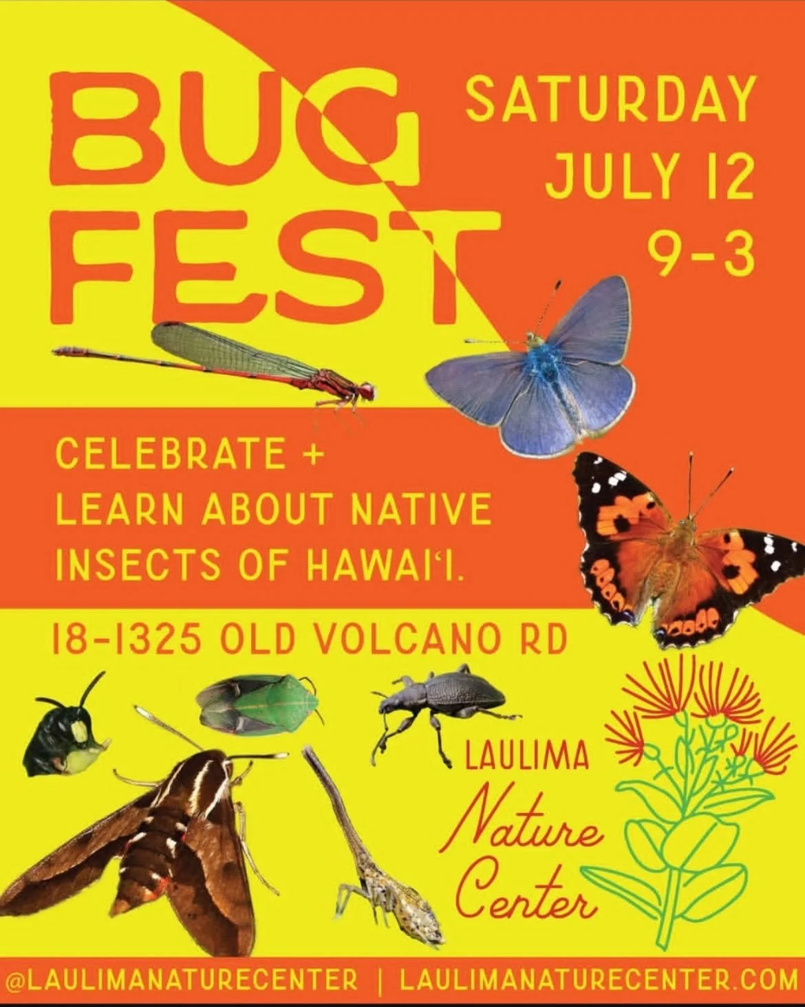 BUG FEST @ Laulima Nature Center : July 12th, 2025