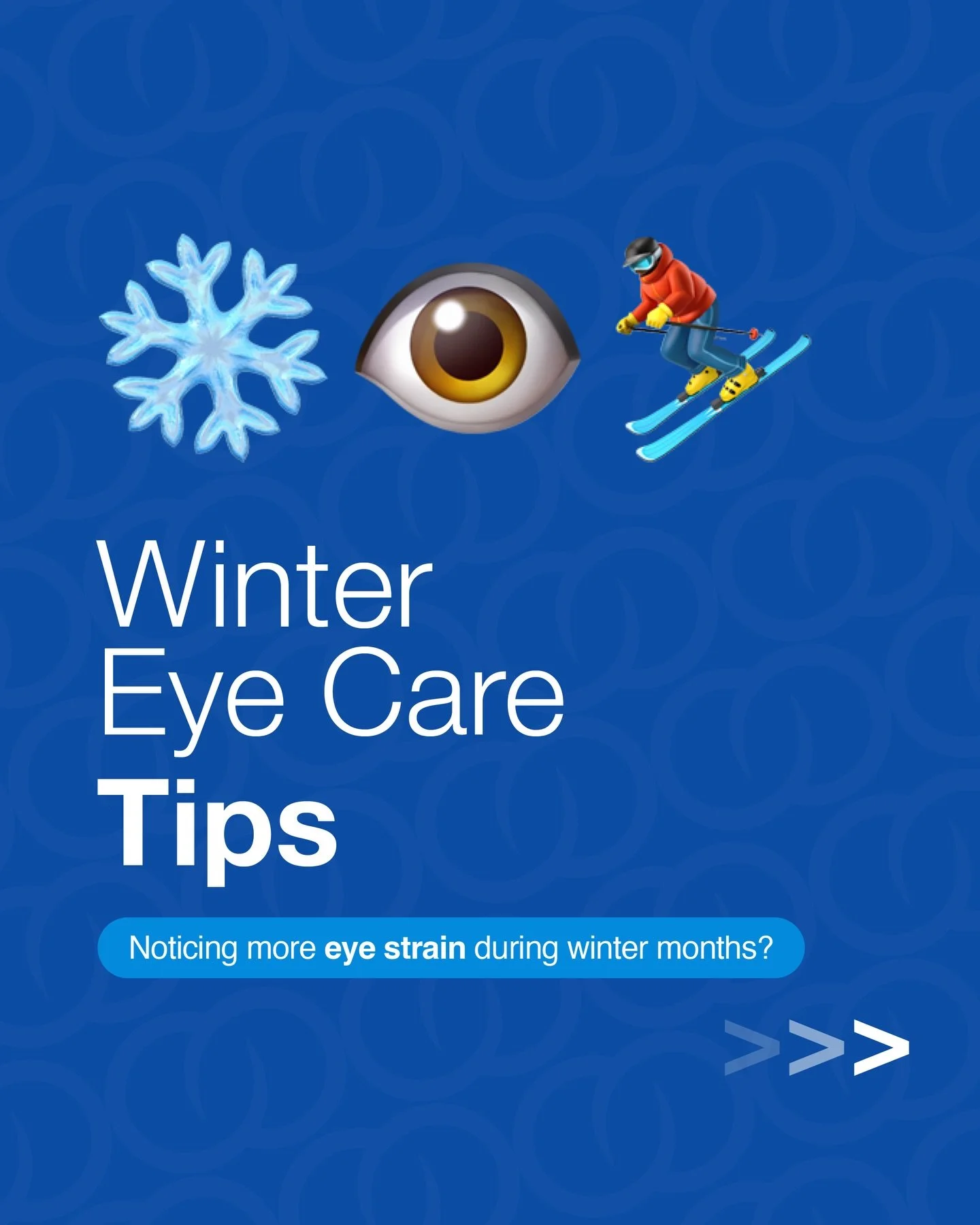 ❄️👁️ Winter Eye Care Tips for 2026 👁️❄️

Cold air, indoor heating, and shorter days can take a toll on your eyes this winter. Keep your vision clear, comfortable, and healthy all season long with a few simple habits 🧑🏼&zwj;⚕️✨:

💧 Stay hydrated 