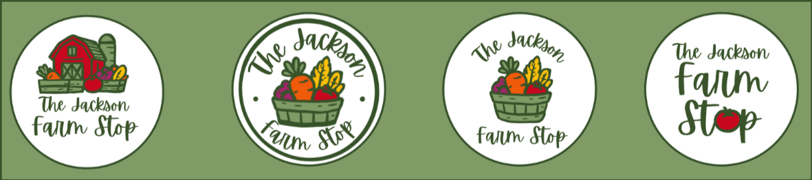Custom Logos for Grow Jackson Farm Stop
