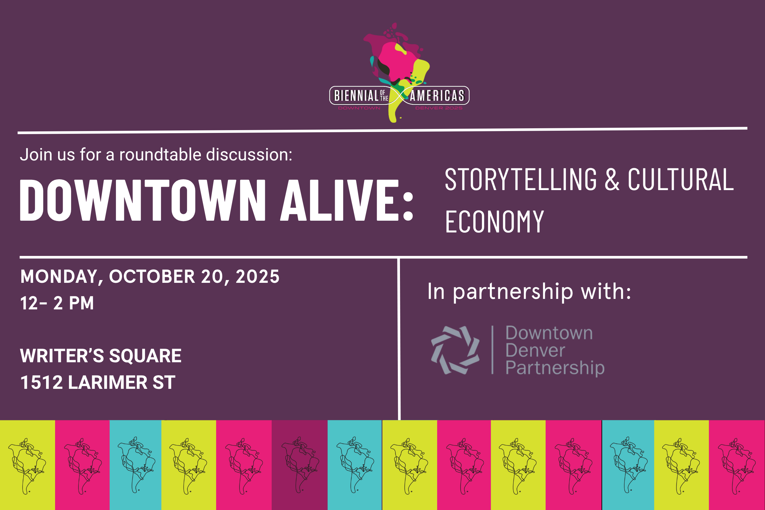 Biennial Festival Roundtable: DOWNTOWN ALIVE