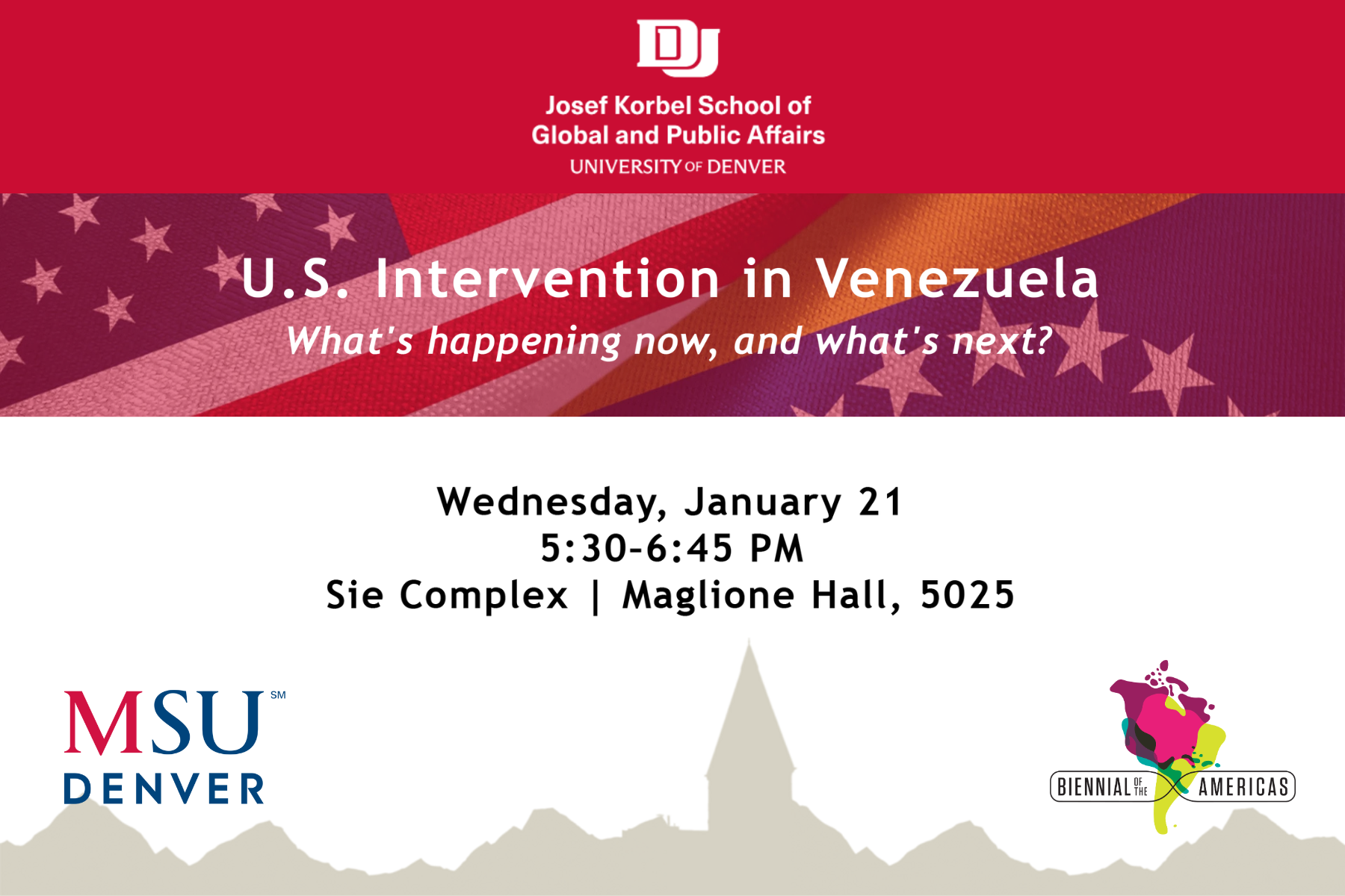 Panel: U.S. Intervention in Venezuela What's happening now, and what's next?