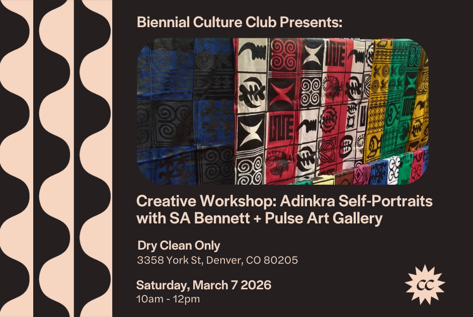 Creative Workshop - Adinkra Self-Portraits with SA Bennett + Pulse Art Gallery
