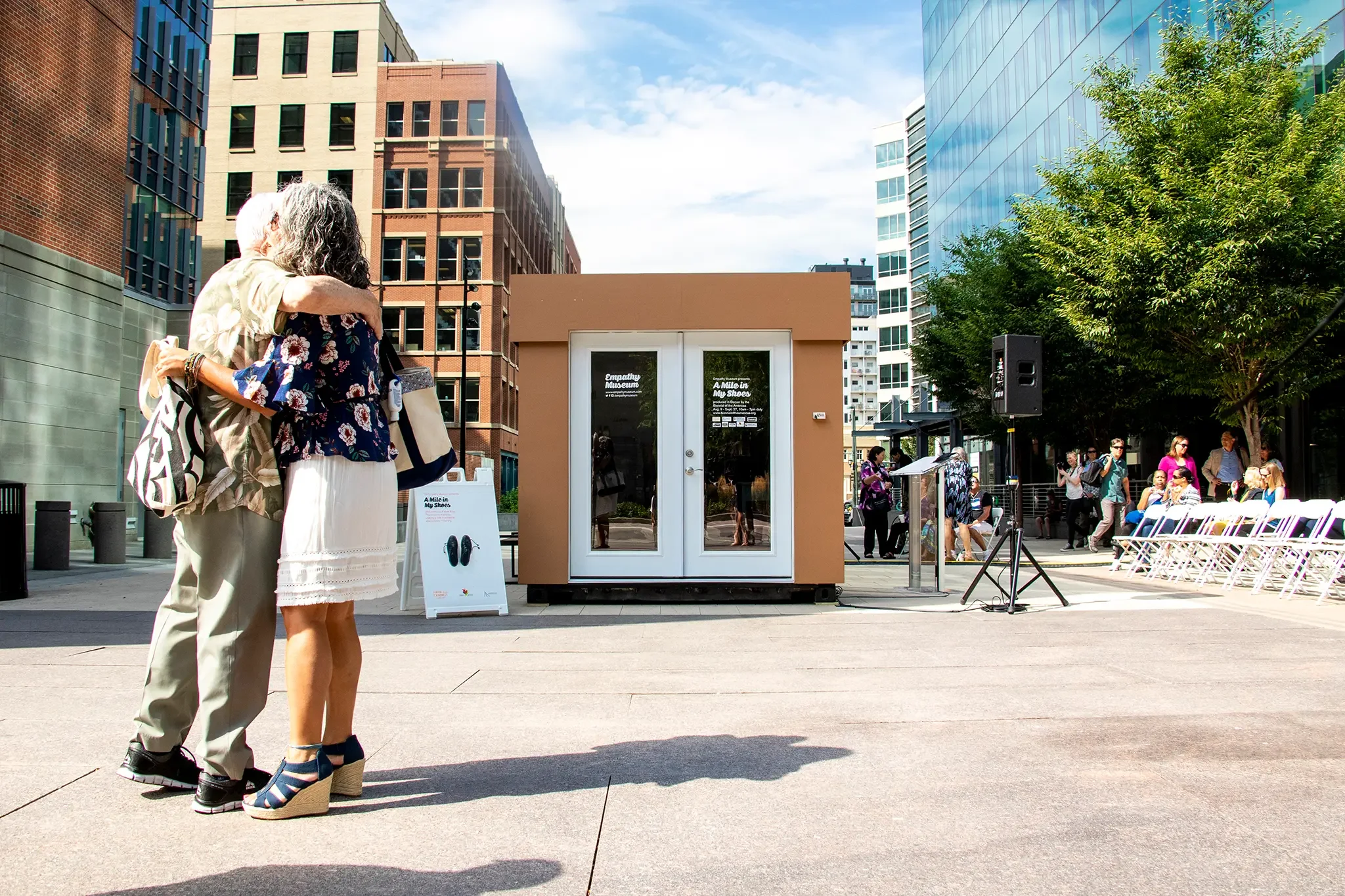 An Empathy Museum exhibit asks you walk in someone else’s shoes, literally and figuratively