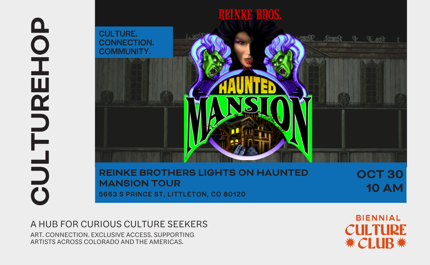 CultureHop: Reinke Brothers Lights On Haunted Mansion Tour