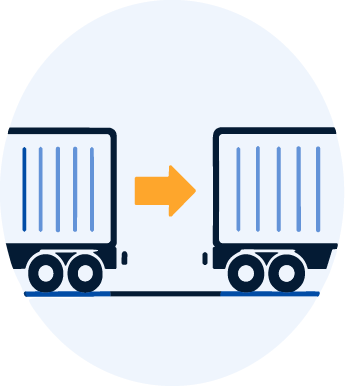 Cross-docking icon
