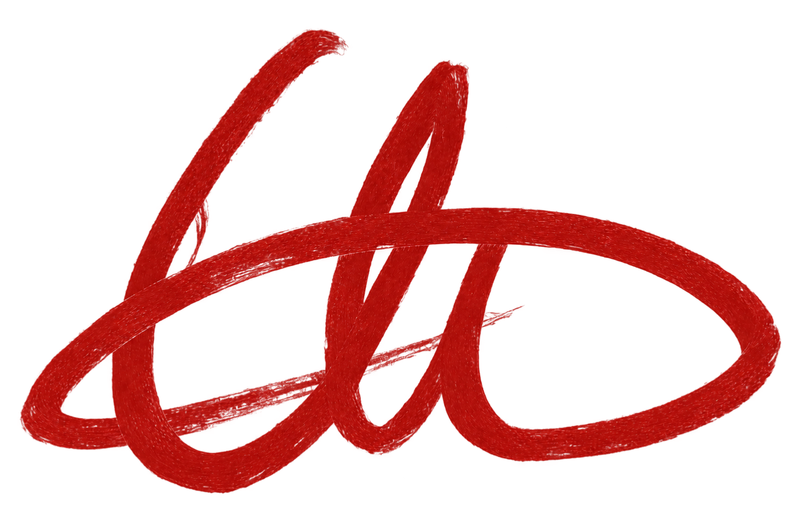 Eloise Pilbeam's handwritten curly and wild art signature.