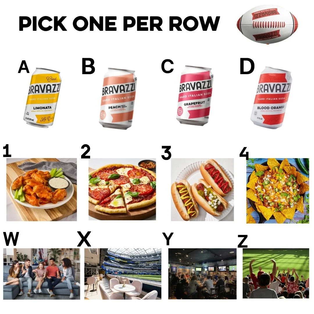 We're personally picking B2W, but there are no wrong answers this weekend 🤩🏈🍑 #DrinkBravazzi #Football