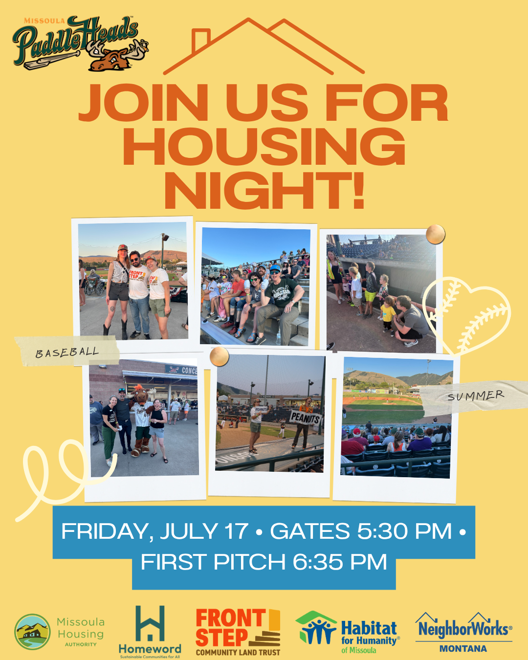 Housing Night at the Paddleheads Game