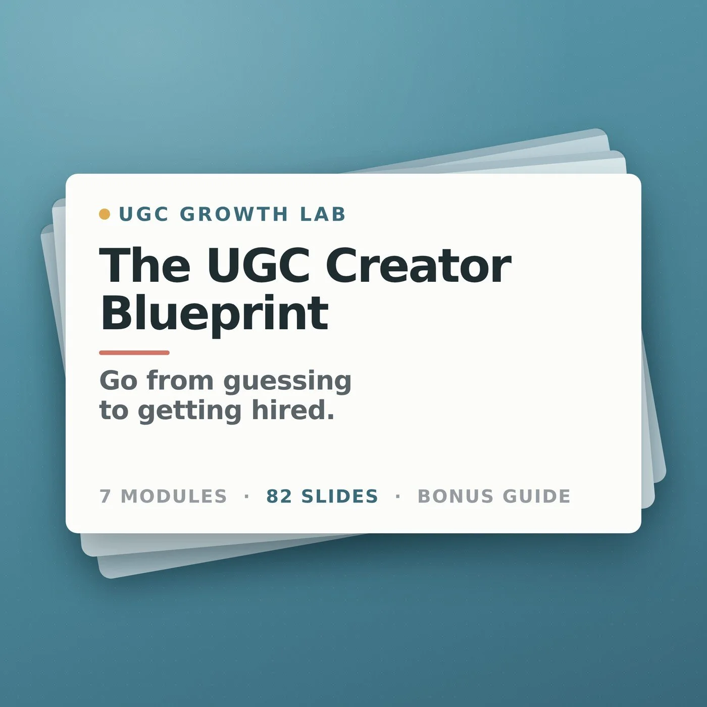 UGC Creator Blueprint