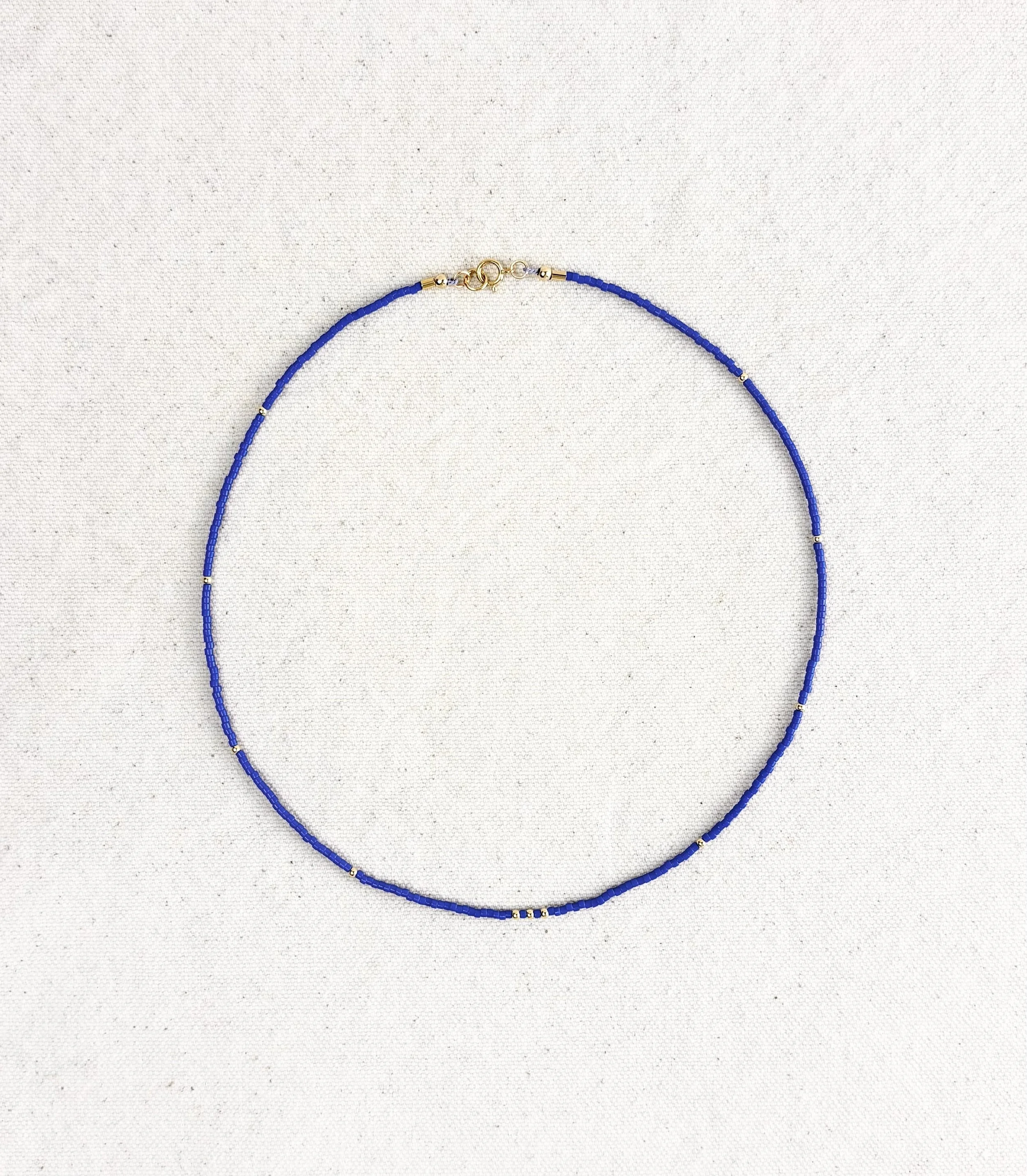 First Light Necklace - Cyan Blue