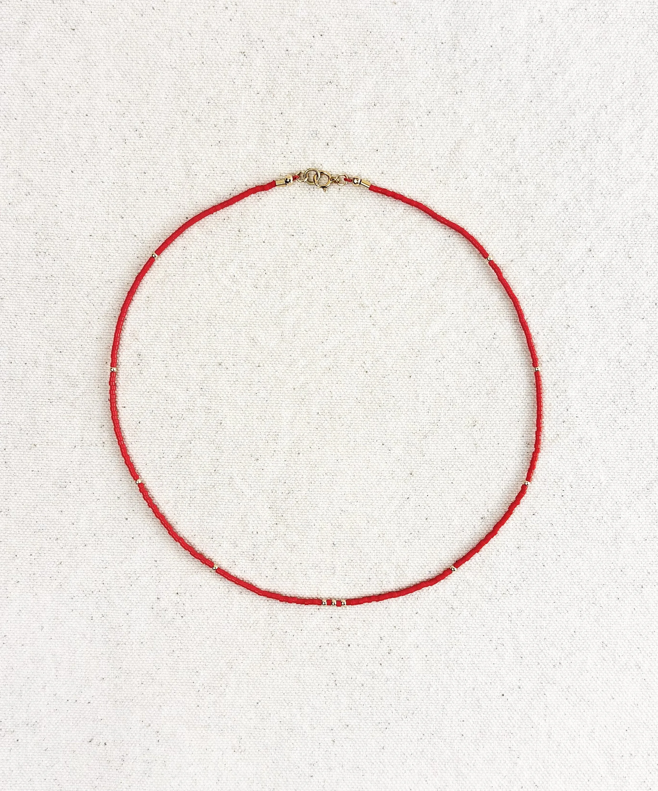 First Light Necklace - Red