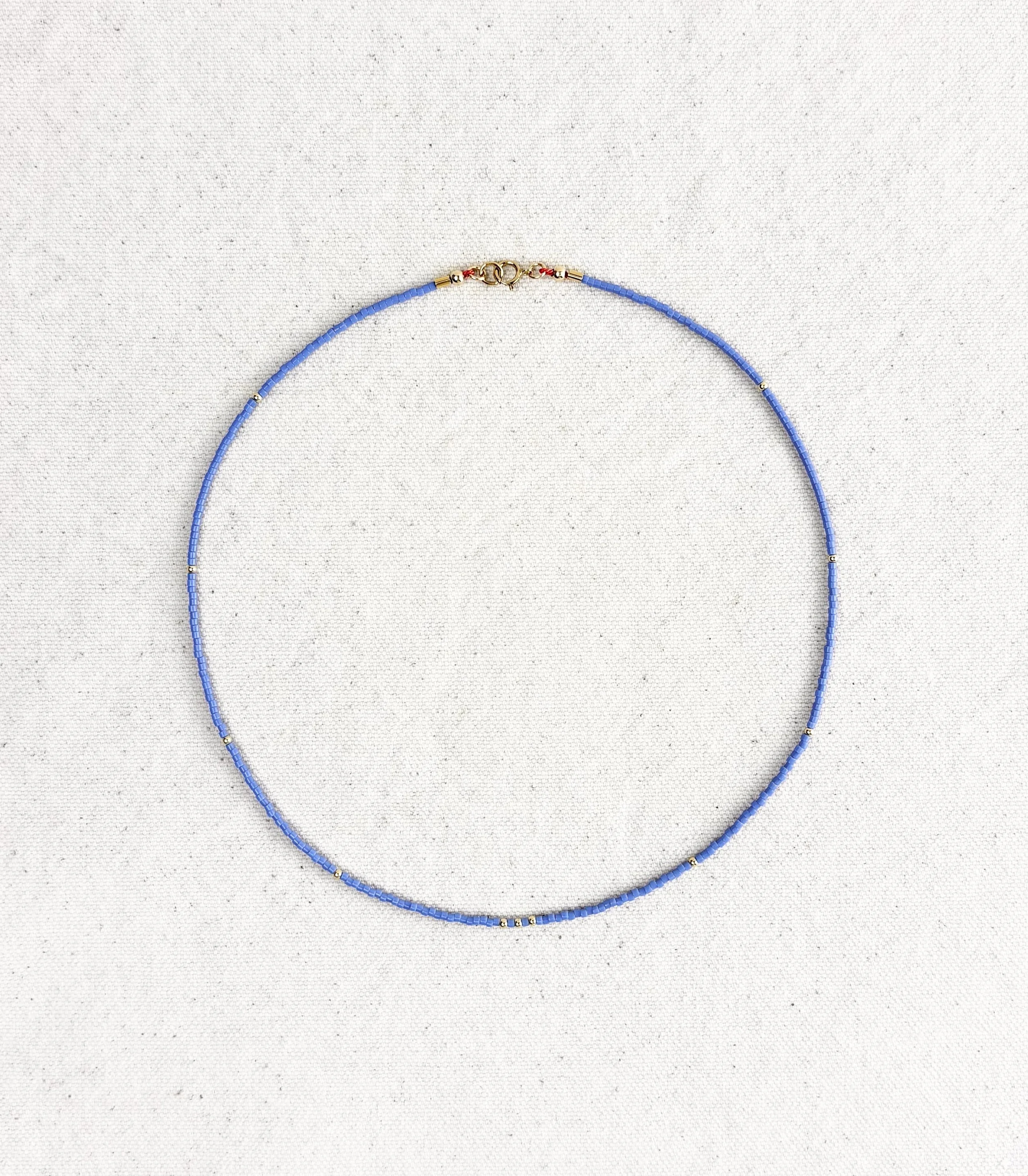 First Light Necklace - Light Lapis Blue