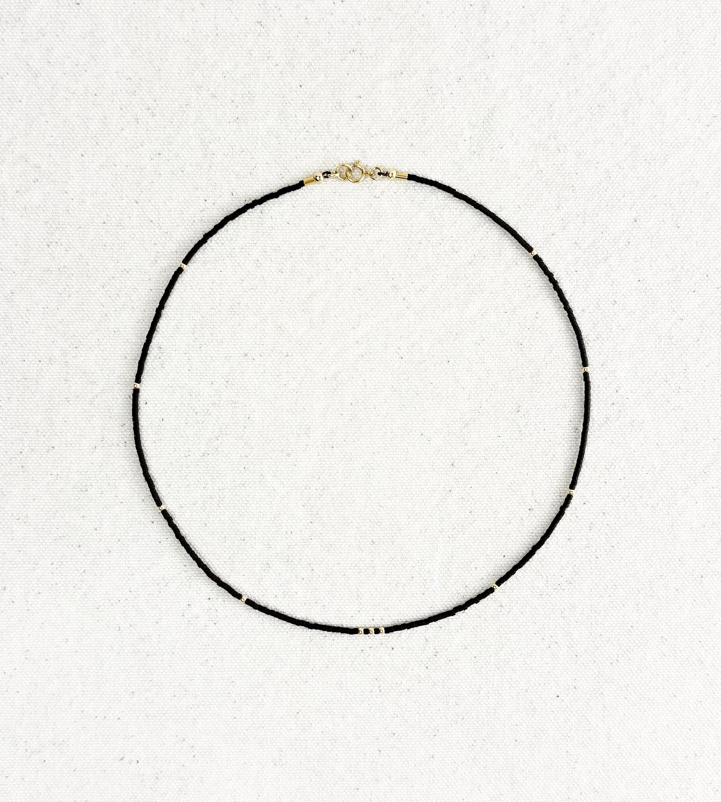 First Light Necklace - Matte Black