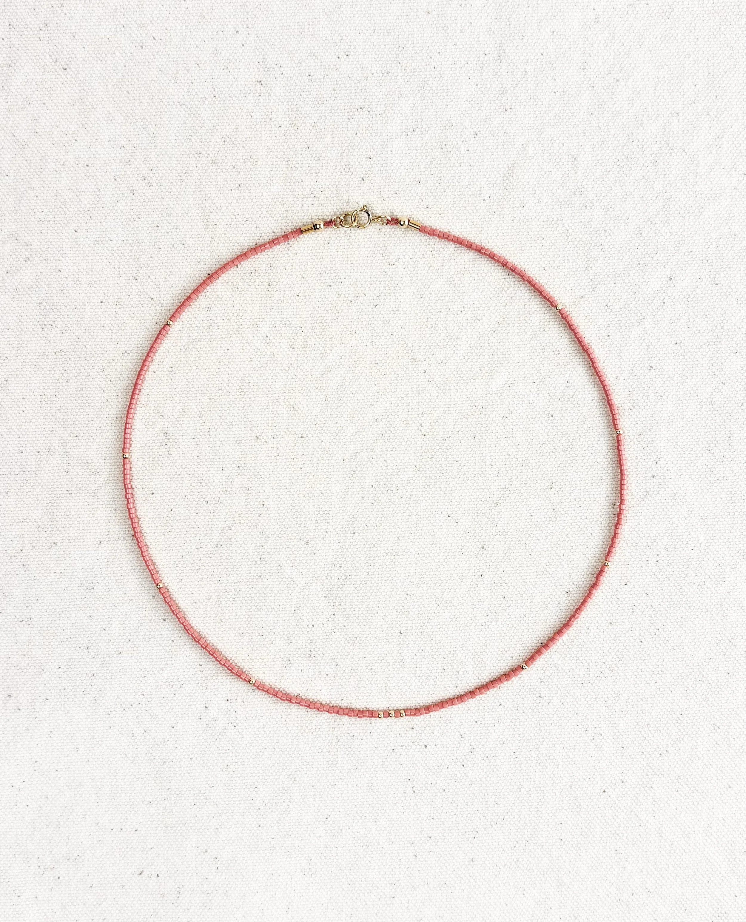 First Light Necklace - Pink Salmon
