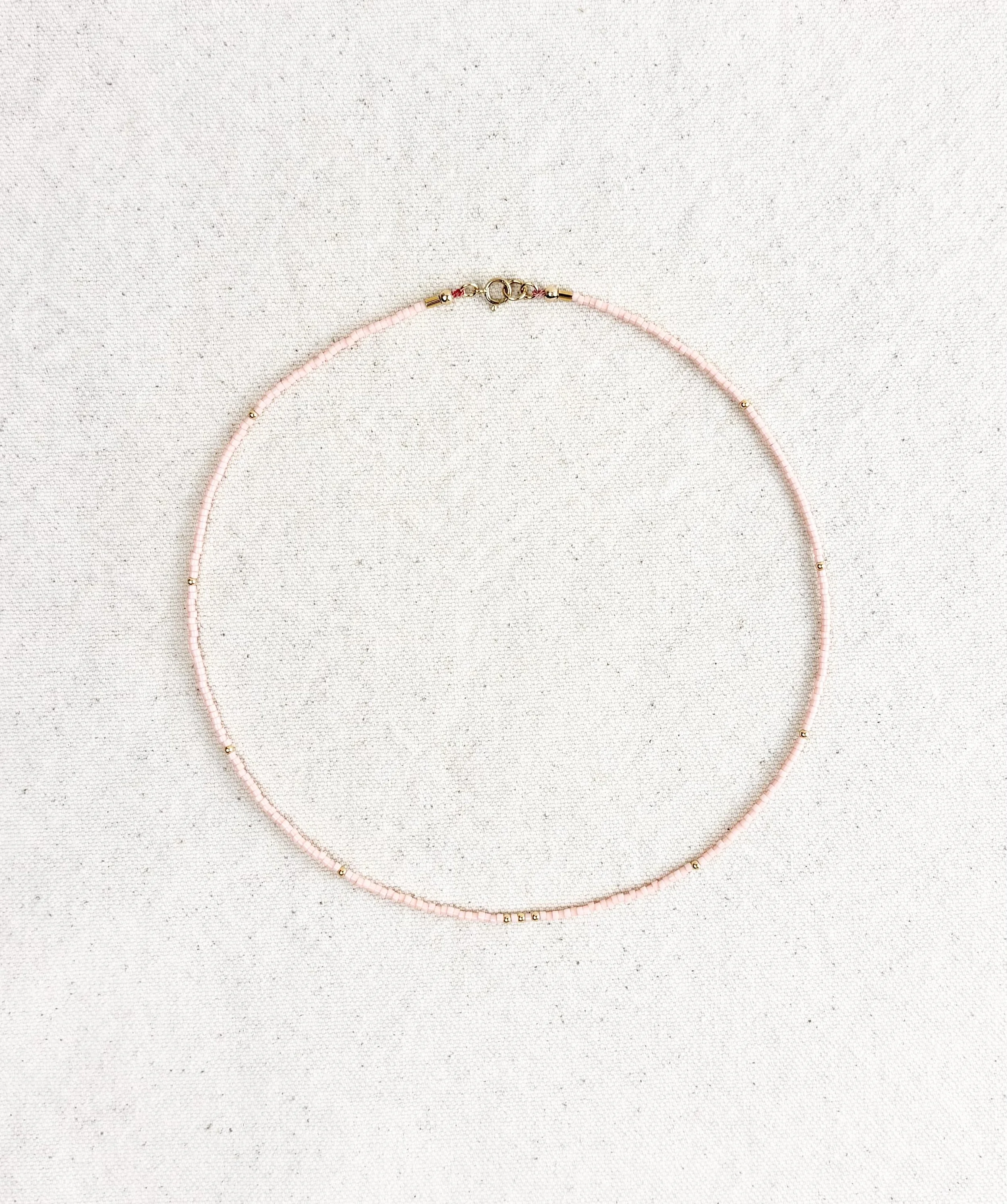First Light Necklace - Light Salmon