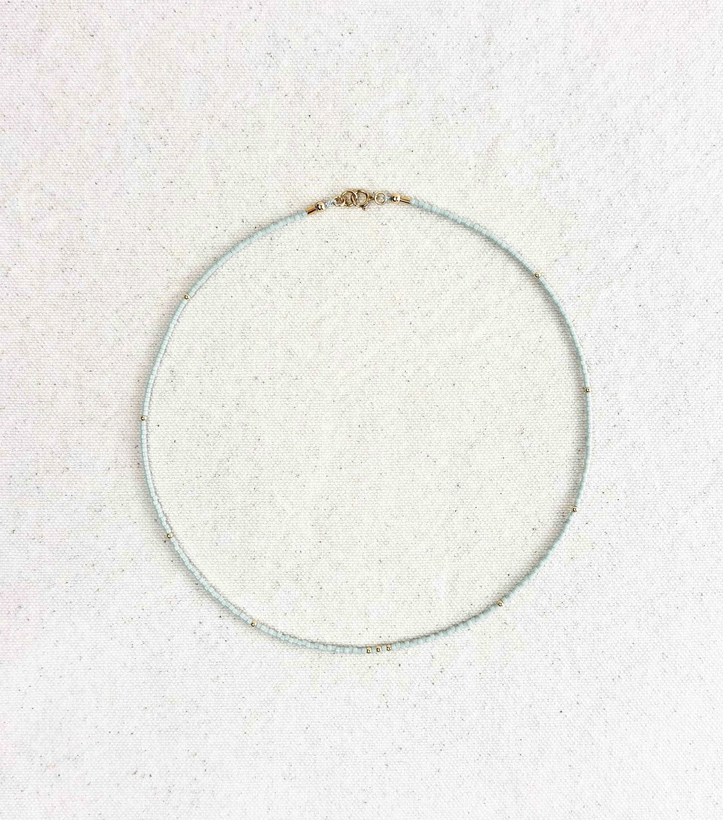 First Light Necklace - Pale Turquoise