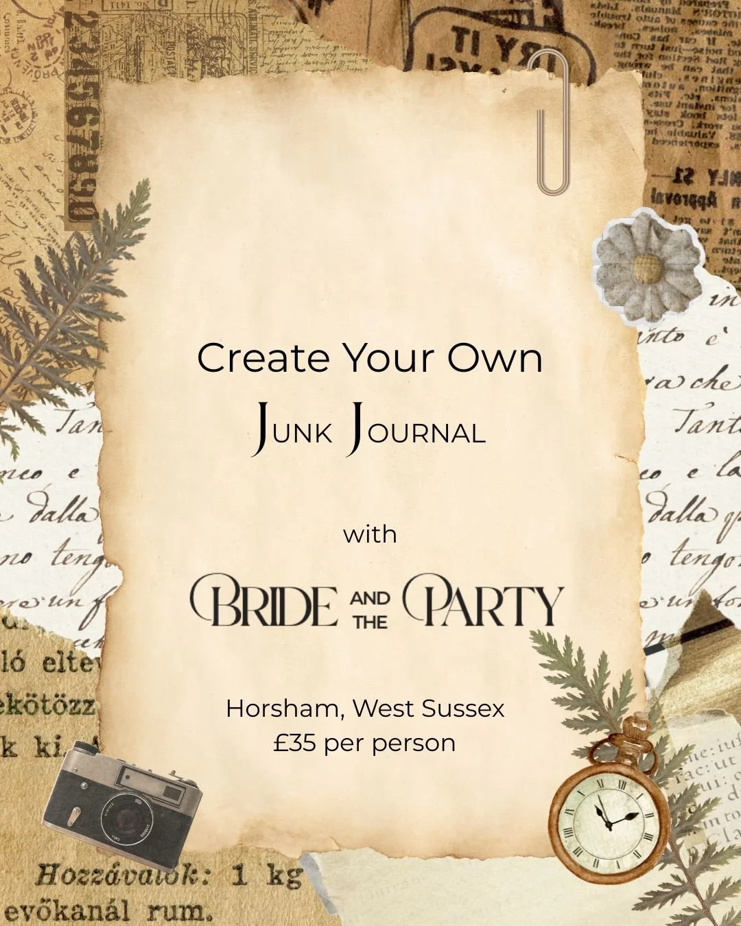 Creative Junk Journal Workshop (August Evening Session)