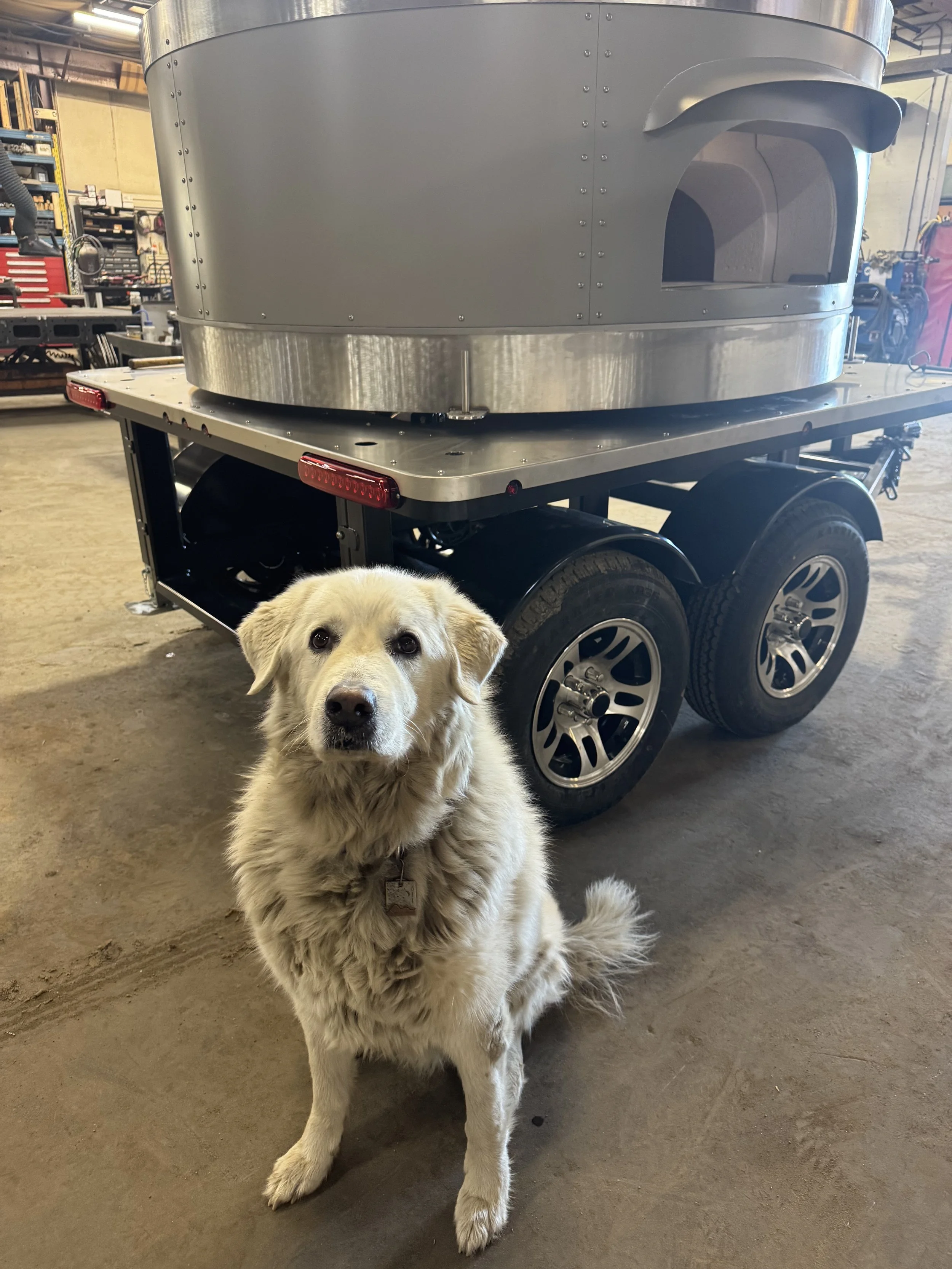 Model 120 Bigelow on a Short Trailer
