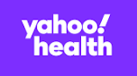 Yahoo Health logo with purple background and white text