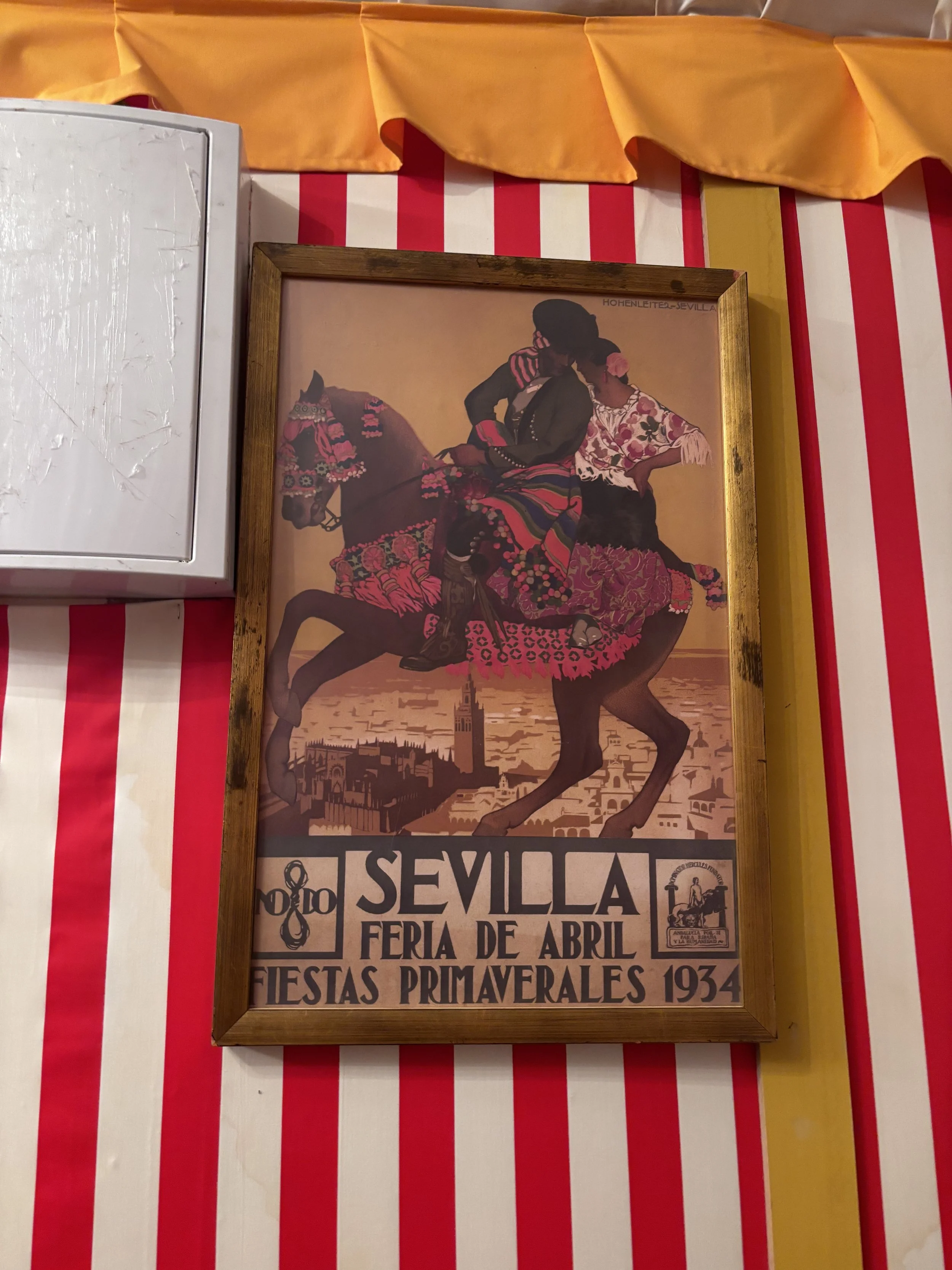 Poster of Feria de Abril in Spain.