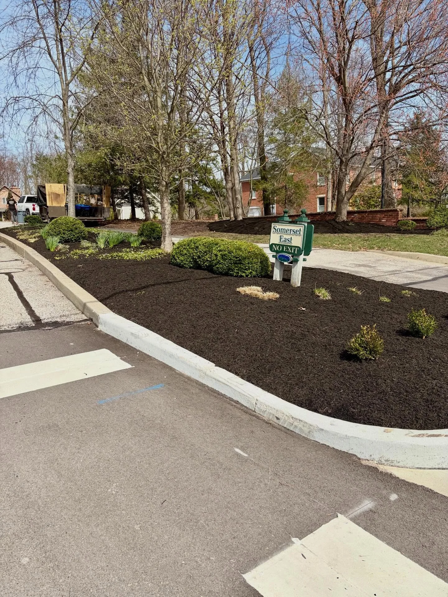 HOAs and neighborhood associations&mdash;looking for a professional landscaping and property maintenance crew to keep your community looking its best? Call us today! #mulching #landscaping #hoa #landscapemaintenance