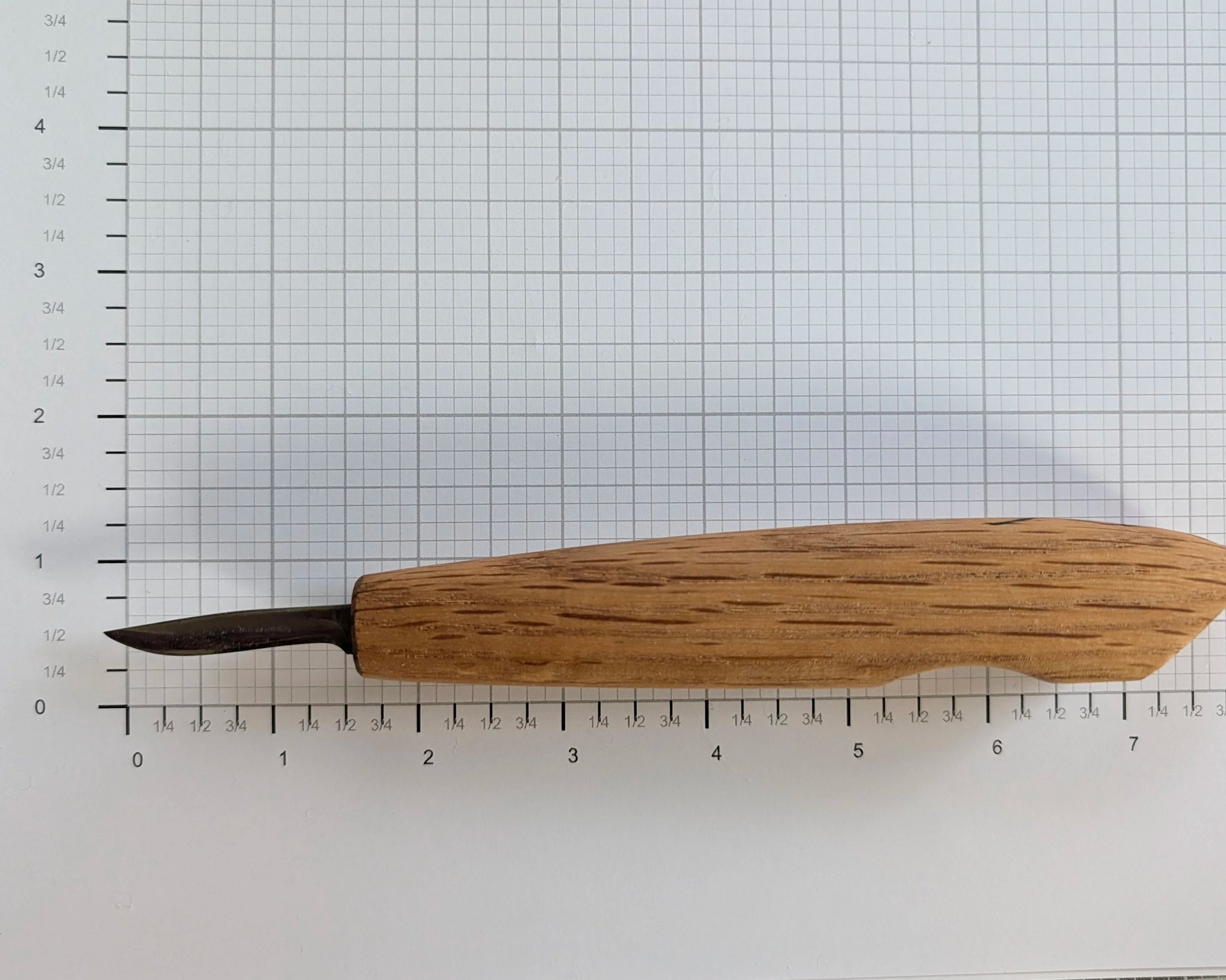 Allan Goodman Custom Carving Knife White Oak Kukri