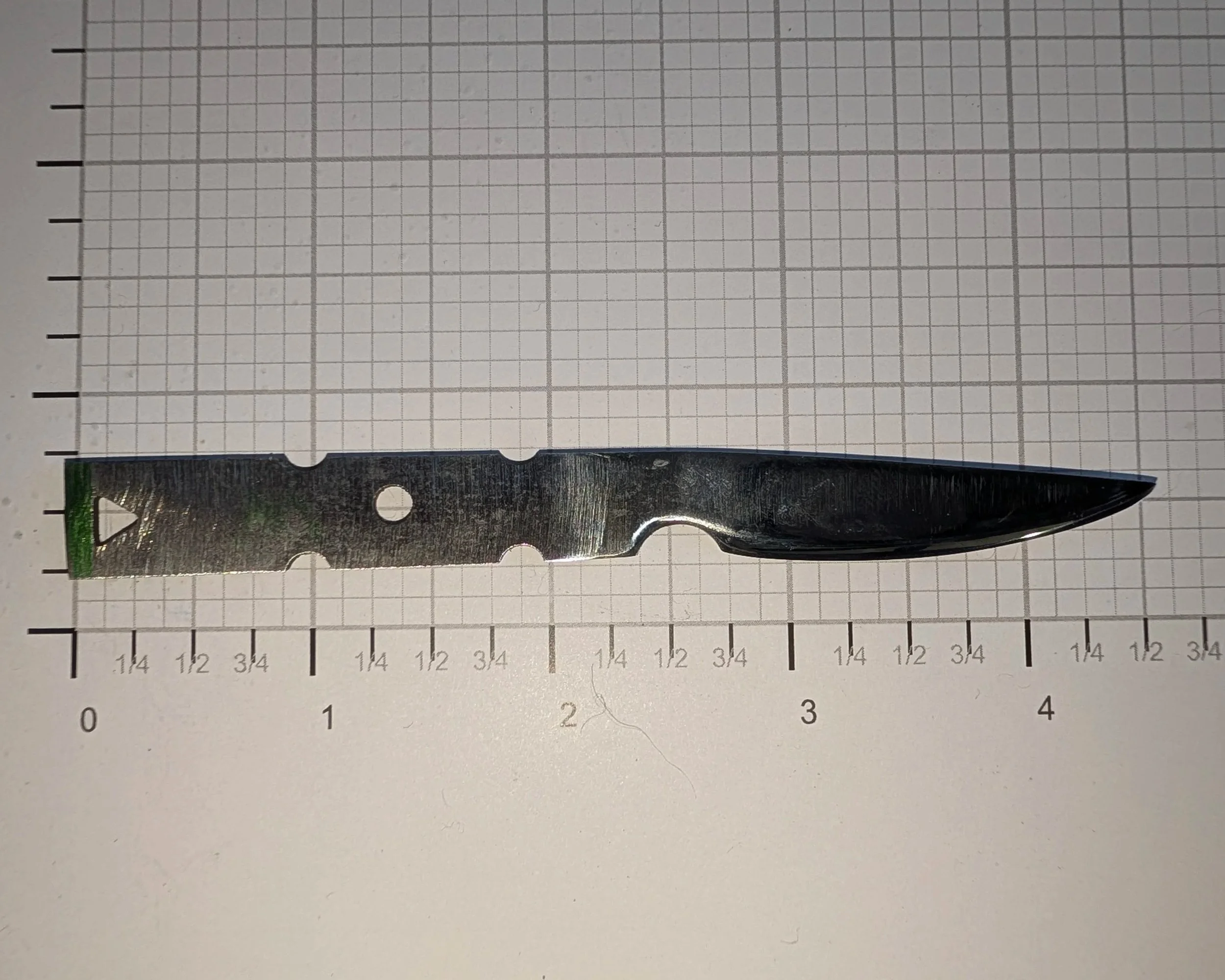 Wolfram  Special   Modified Drop Point UP Sweep   2 Inch Blade and 5/8 inch Tang (Length and shape Varies)