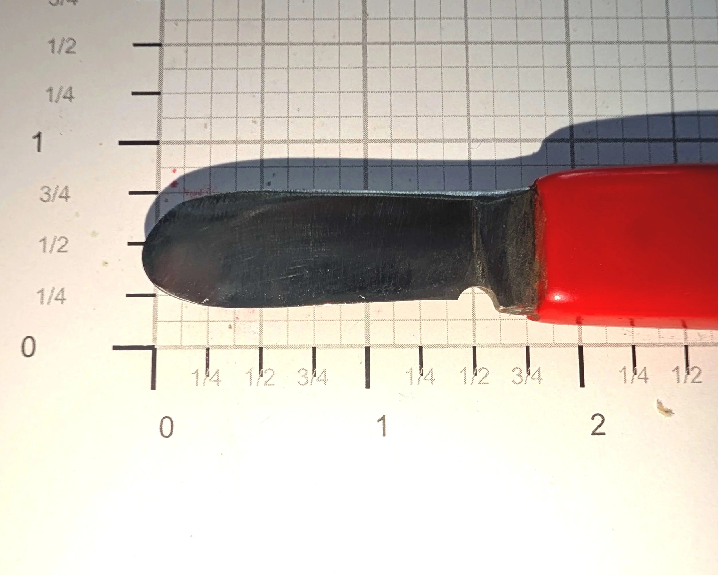 Rubber handled Round Tipped ( Butter Knife)