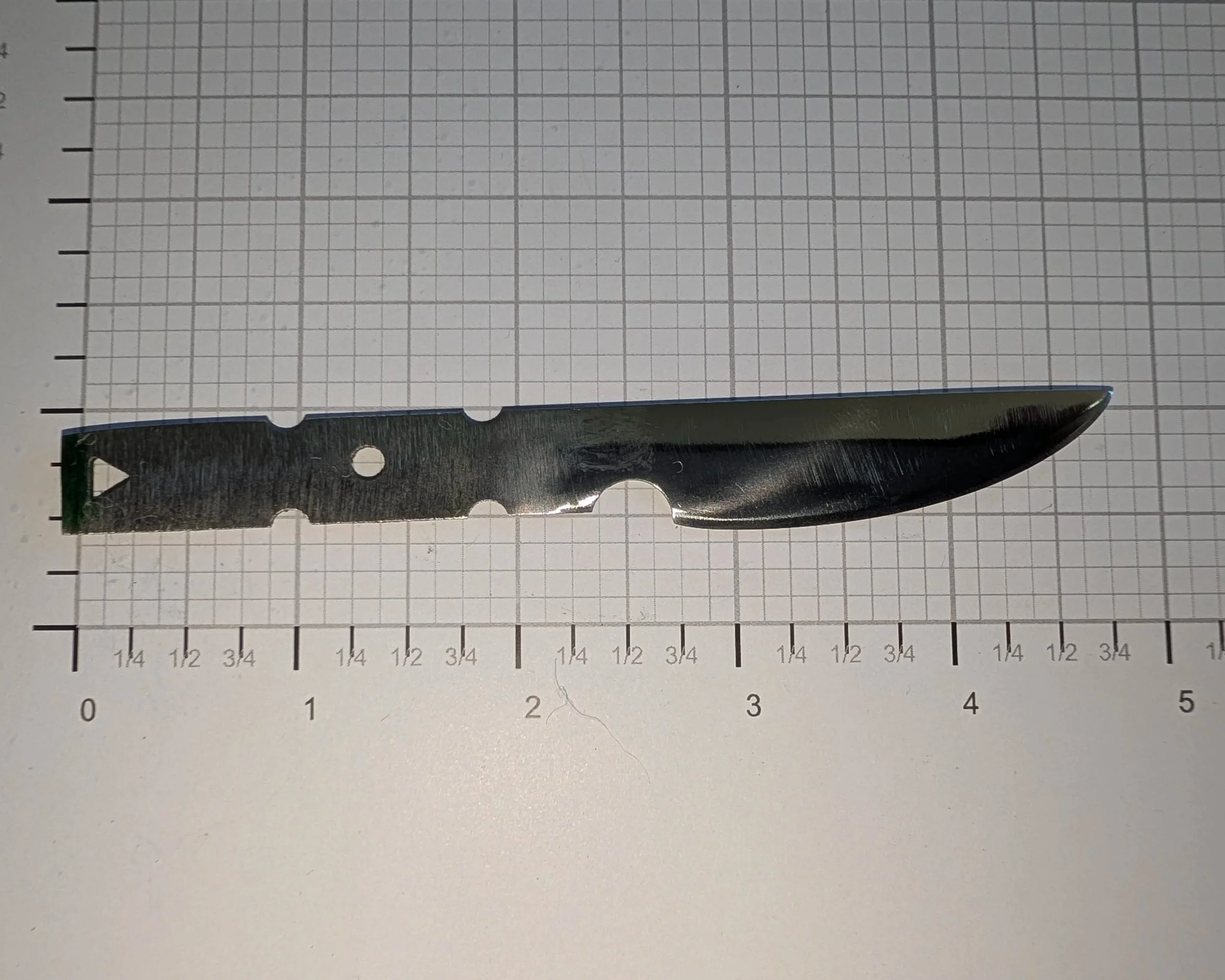 Wolfram  Special   Straight Back 2 1/4 inch with 1/2 Tang