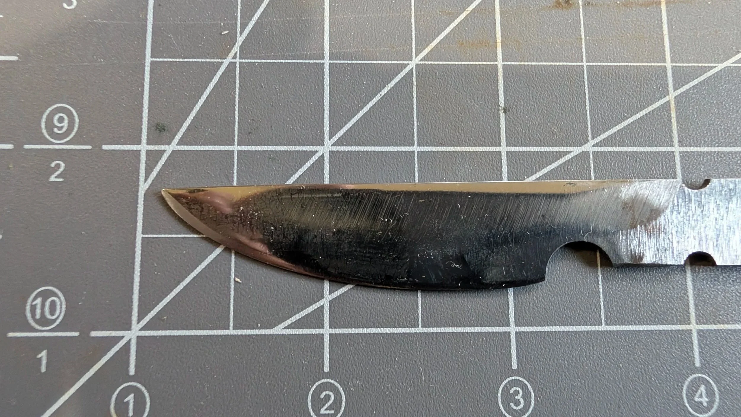 Wolfram  Special   Straight Back 2 1/4 inch with 1/2 Tang