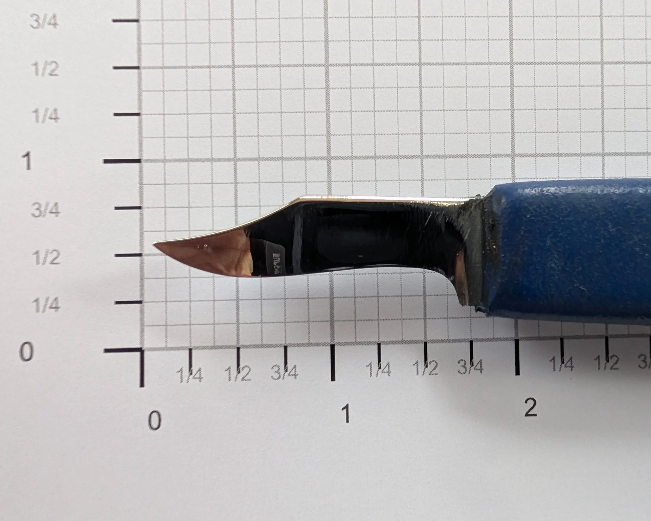 Rubber handled Clip Point