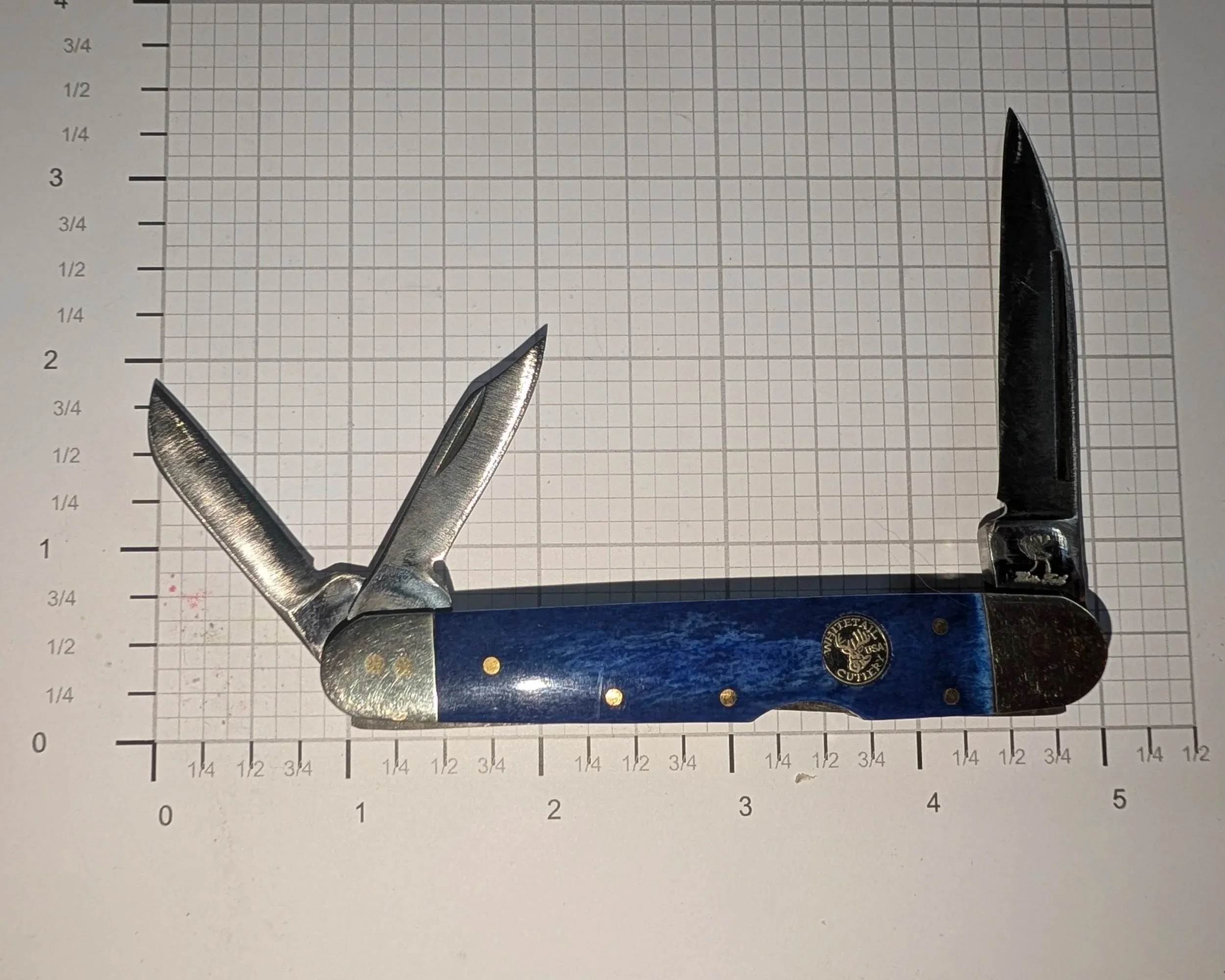 Frost 3 Blade Midlock  Goodman Carver  (Blue)