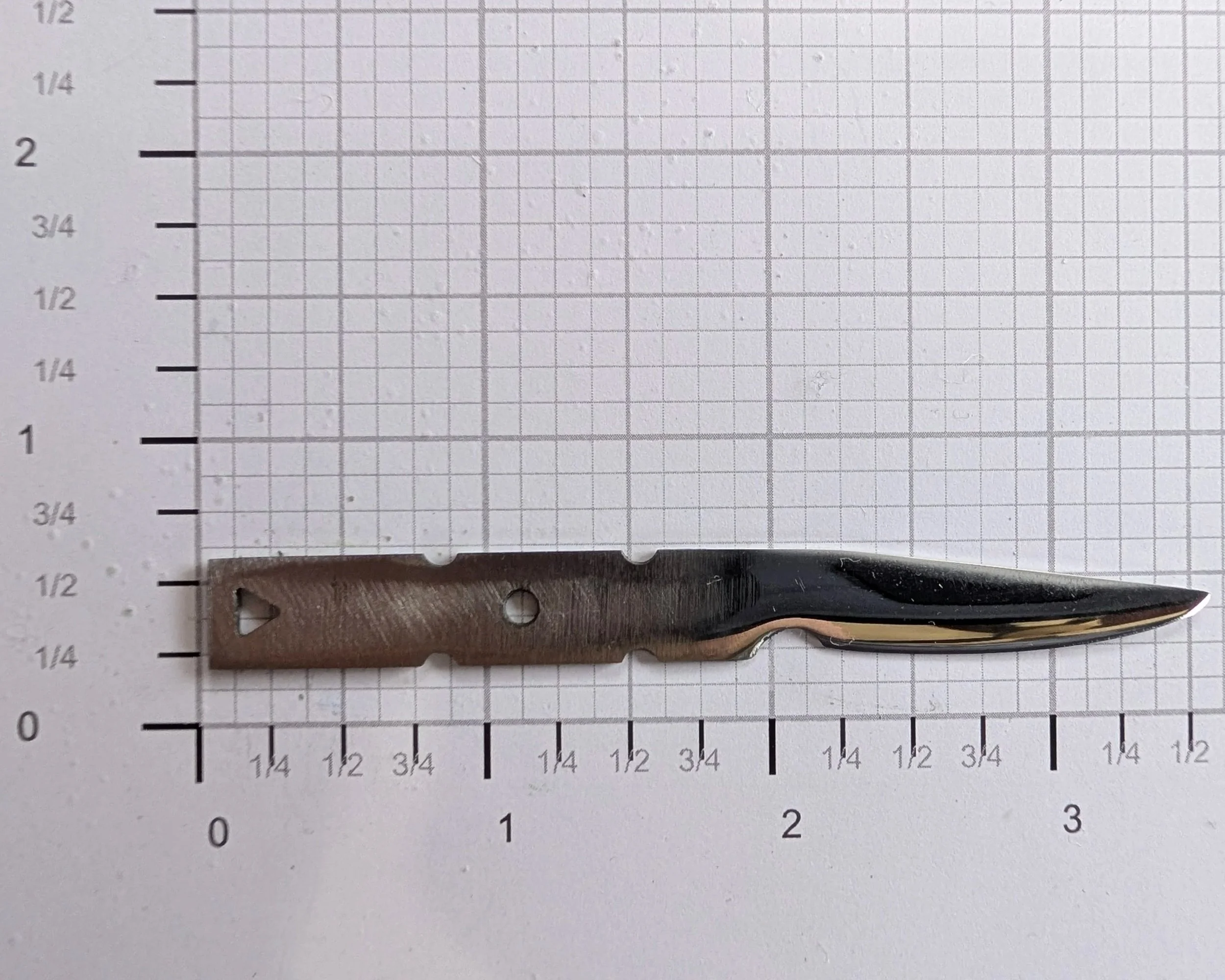 80 CRV 2  Modified Drop Point UPSweep   1 1/4  to 1 5/8  Inch Blade and 3/8 inch Tang (Length and shape Varies) (Copy)