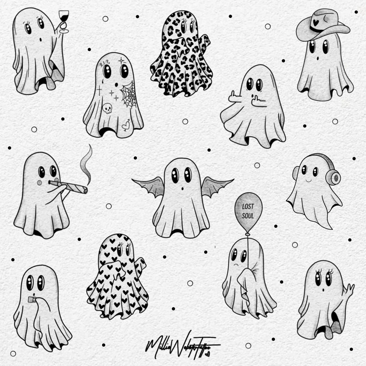 &pound;60 Ghosties👻

All available now over on my @getink.app link in bio✨

#femaleartist #hampshiretattooartist #tattoo #tattooartist #tattooflash #flash #halloween #halloweentattoo #ghost #ghosts